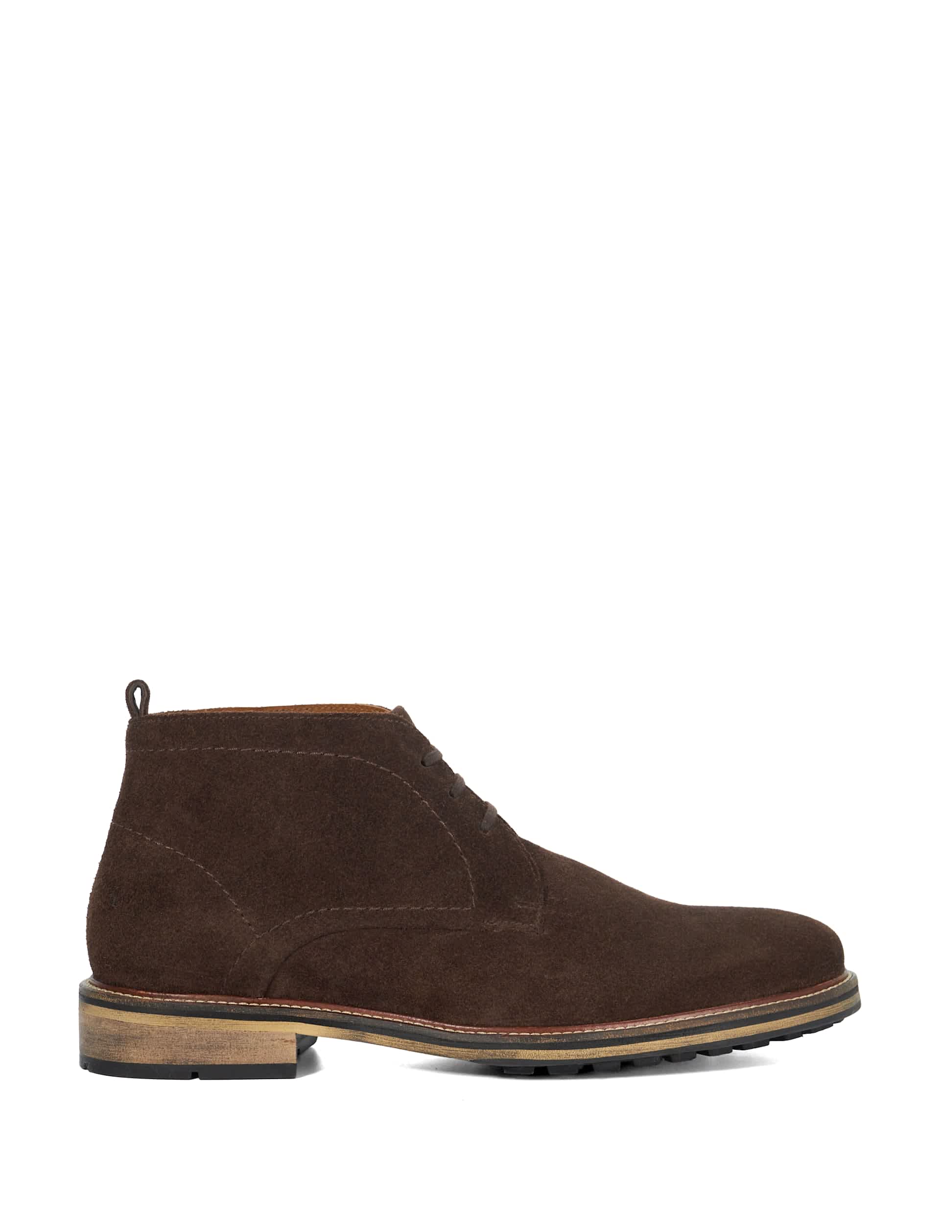 Dune London Men's Suede Chukka Boots - 9 - Brown, Brown