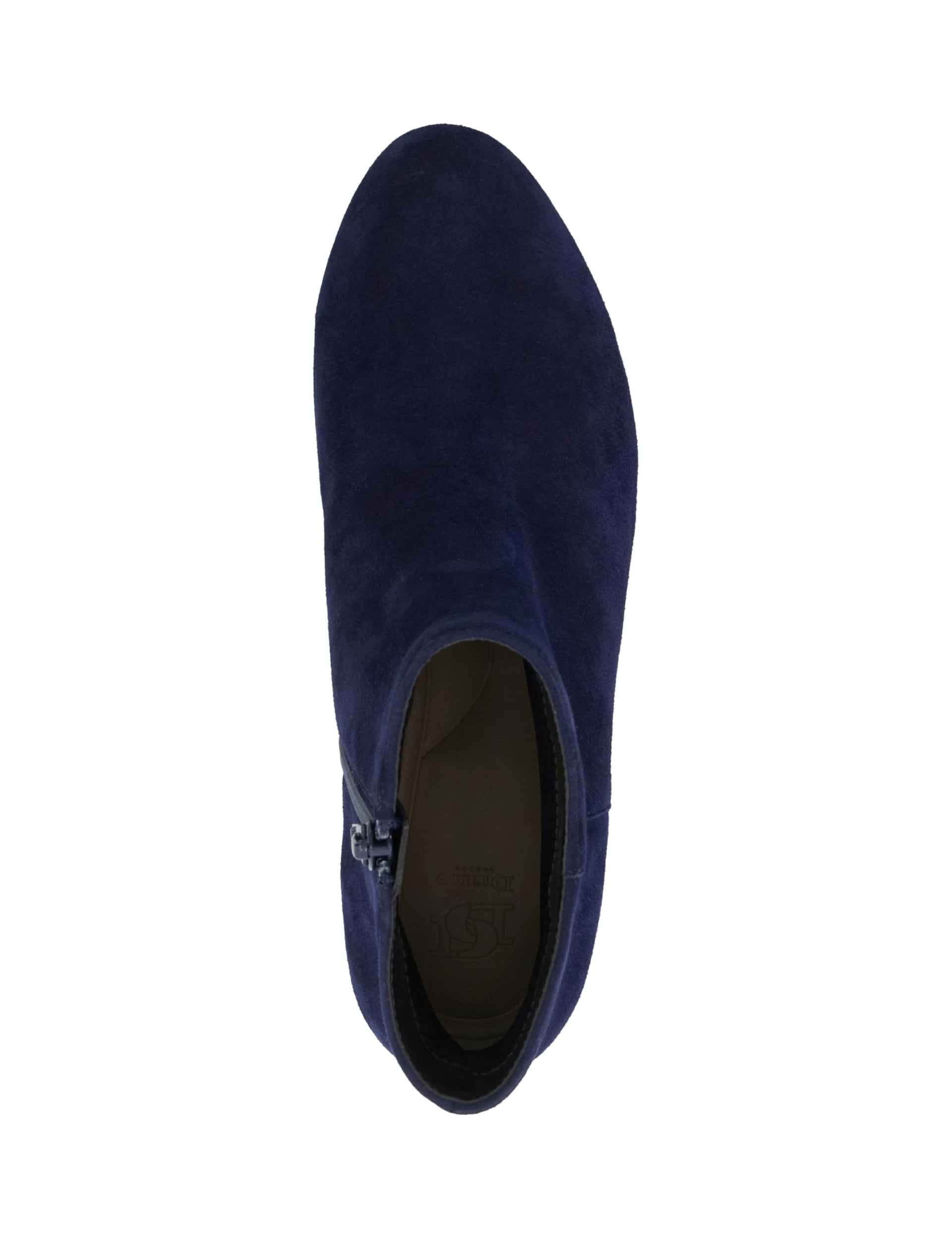 Dune London Women's Suede Block Heel Ankle Boots - 3 - Dark Blue, Dark Blue