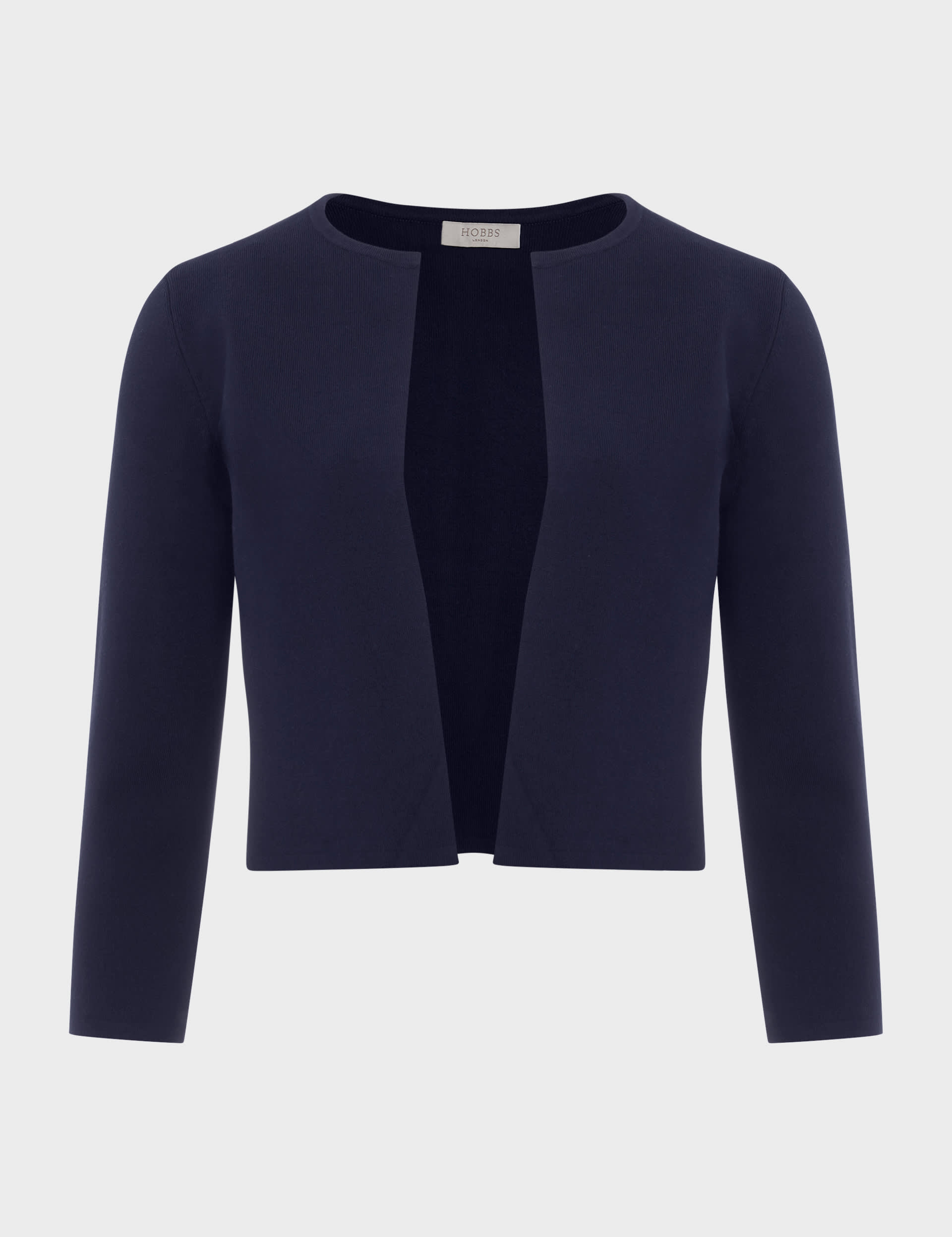 Hobbs Women's Edge to Edge Cropped Cardigan - L - Navy, Navy