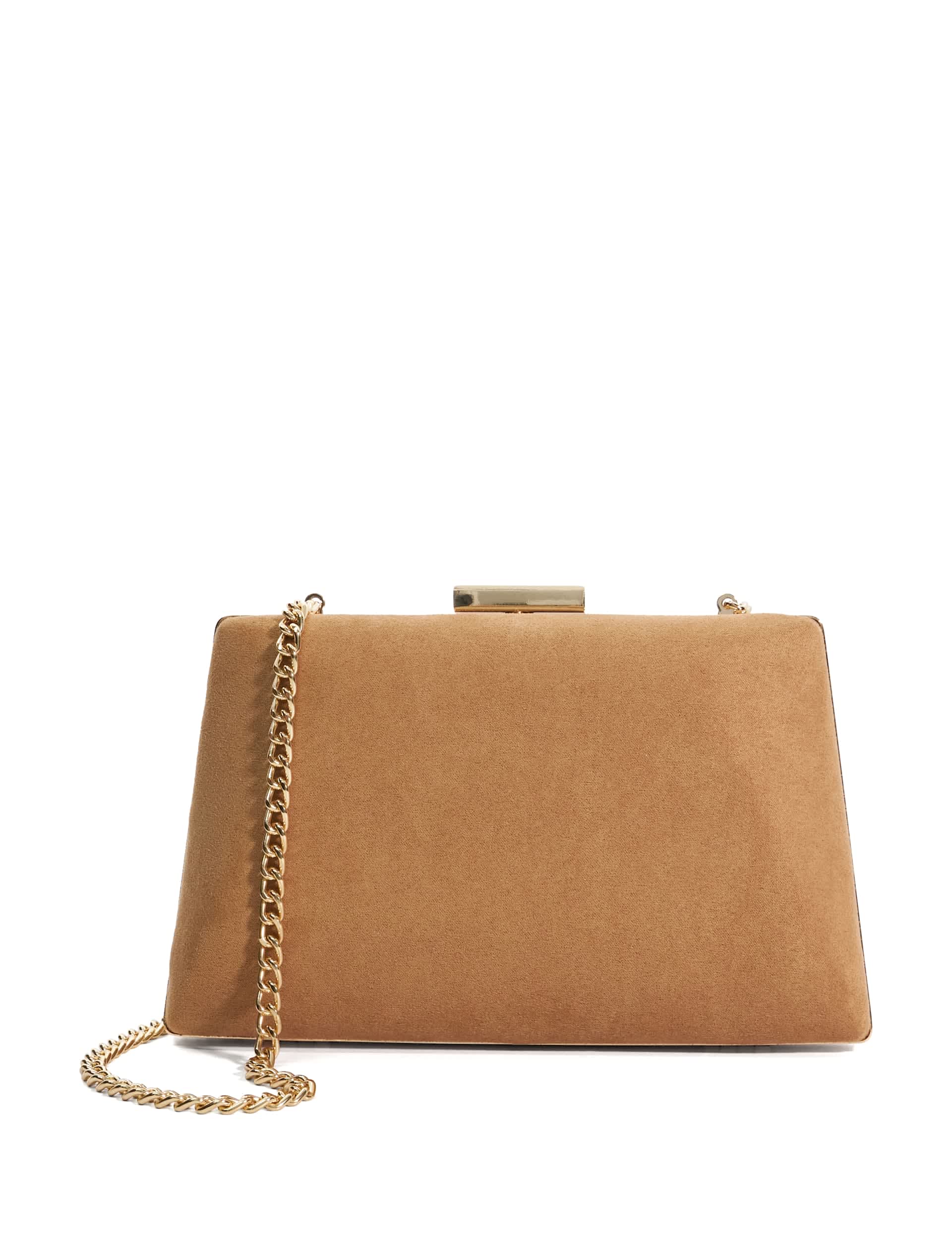 Dune London Women's Chain Strap Clutch Bag - Camel, Camel