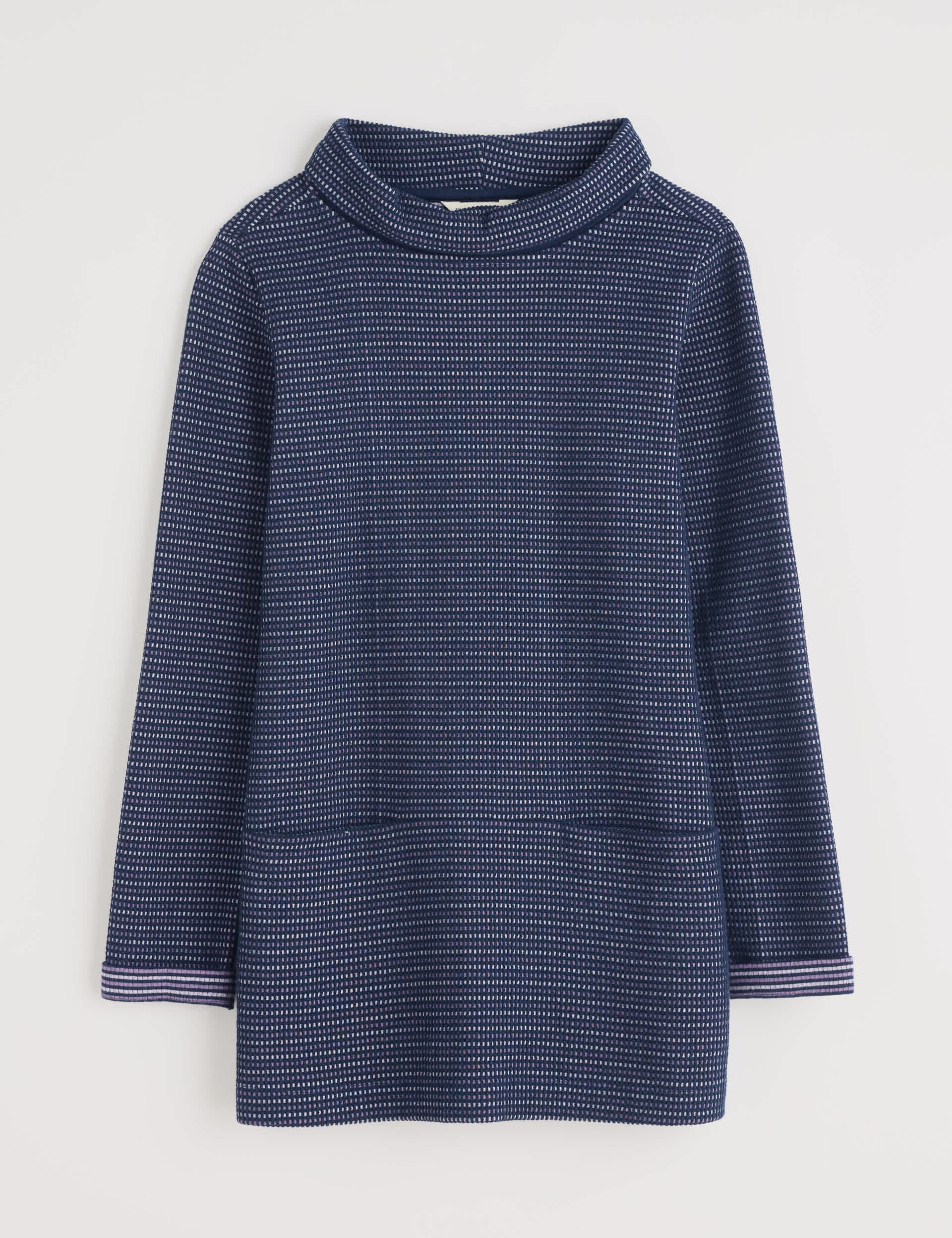 Seasalt Cornwall Women's Pure Cotton Jacquard Tunic - 18 - Navy Mix, Navy Mix