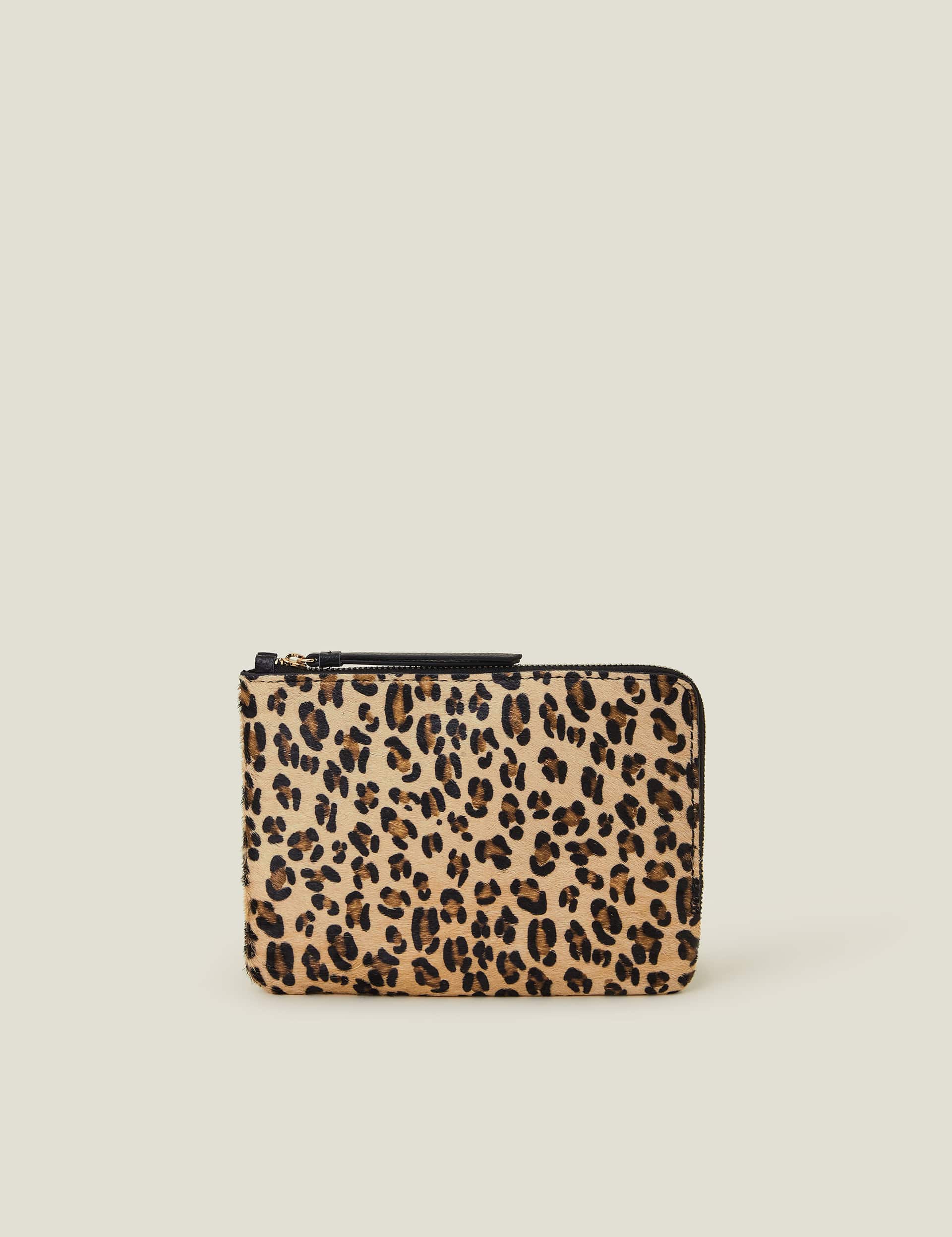 Accessorize Women's Leather Animal Print Purse