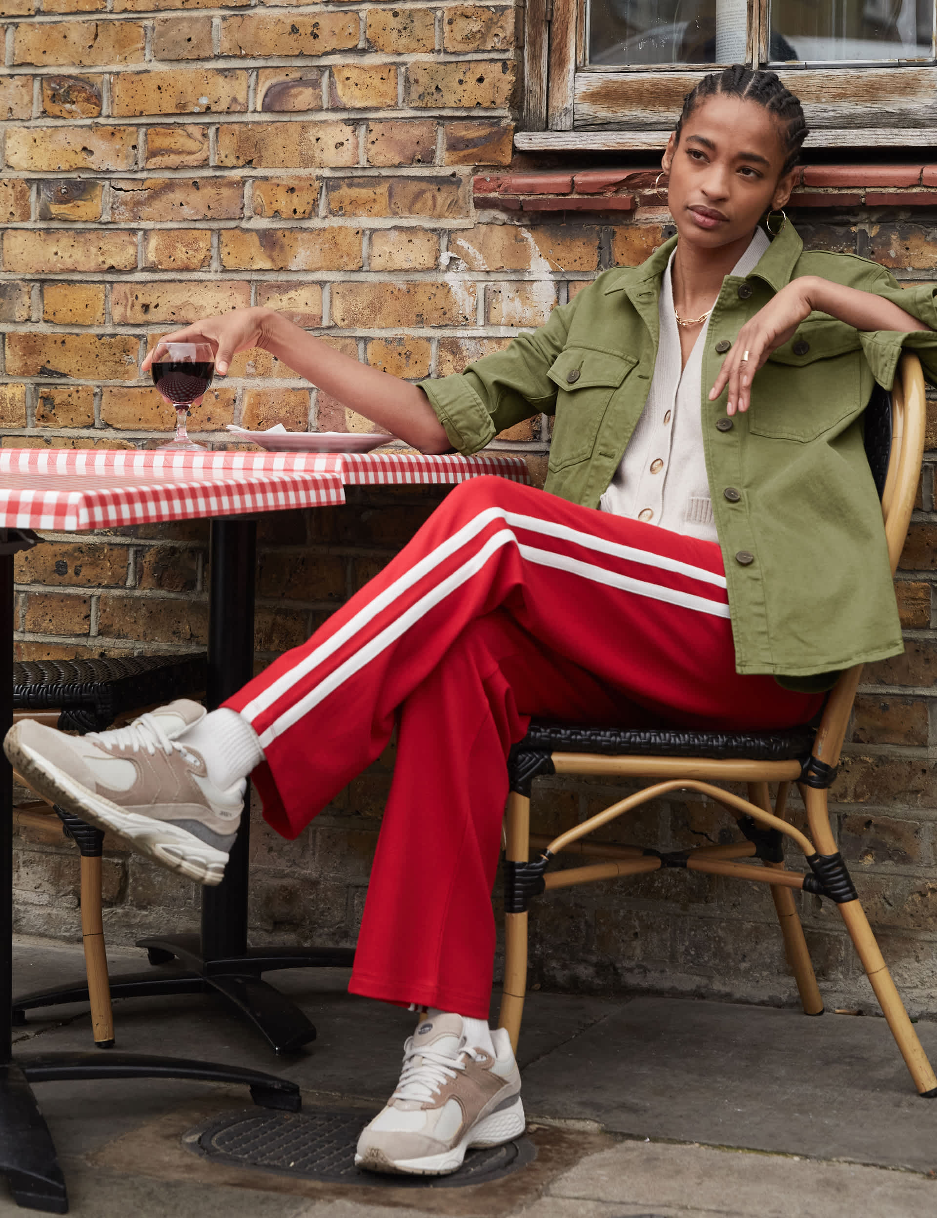 Baukjen Women's Cotton Rich Collared Utility Jacket