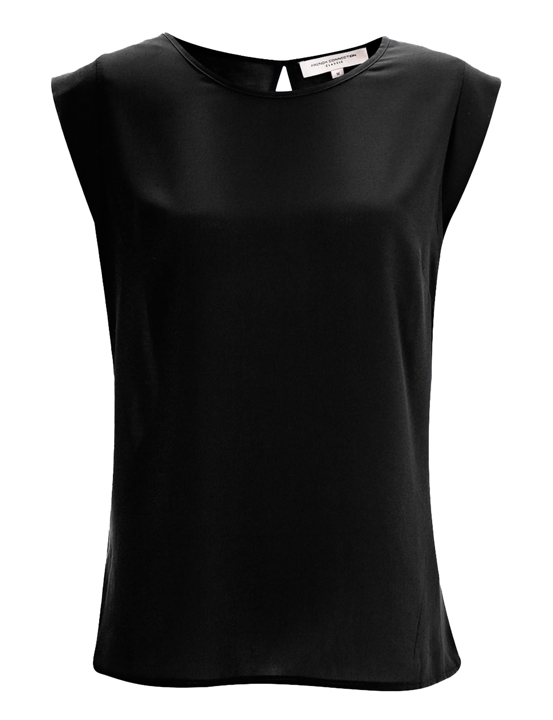 French Connection Women's Relaxed Vest Top - M - Black, Black