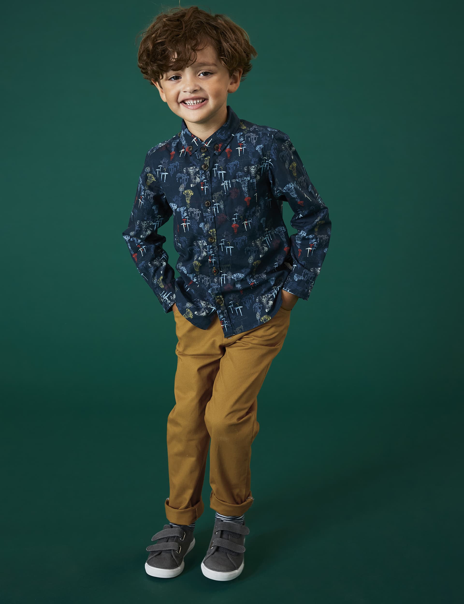 White Stuff Boys Cotton Rich Chinos (3-10 Yrs) - 5-6 Y - Brown, Brown