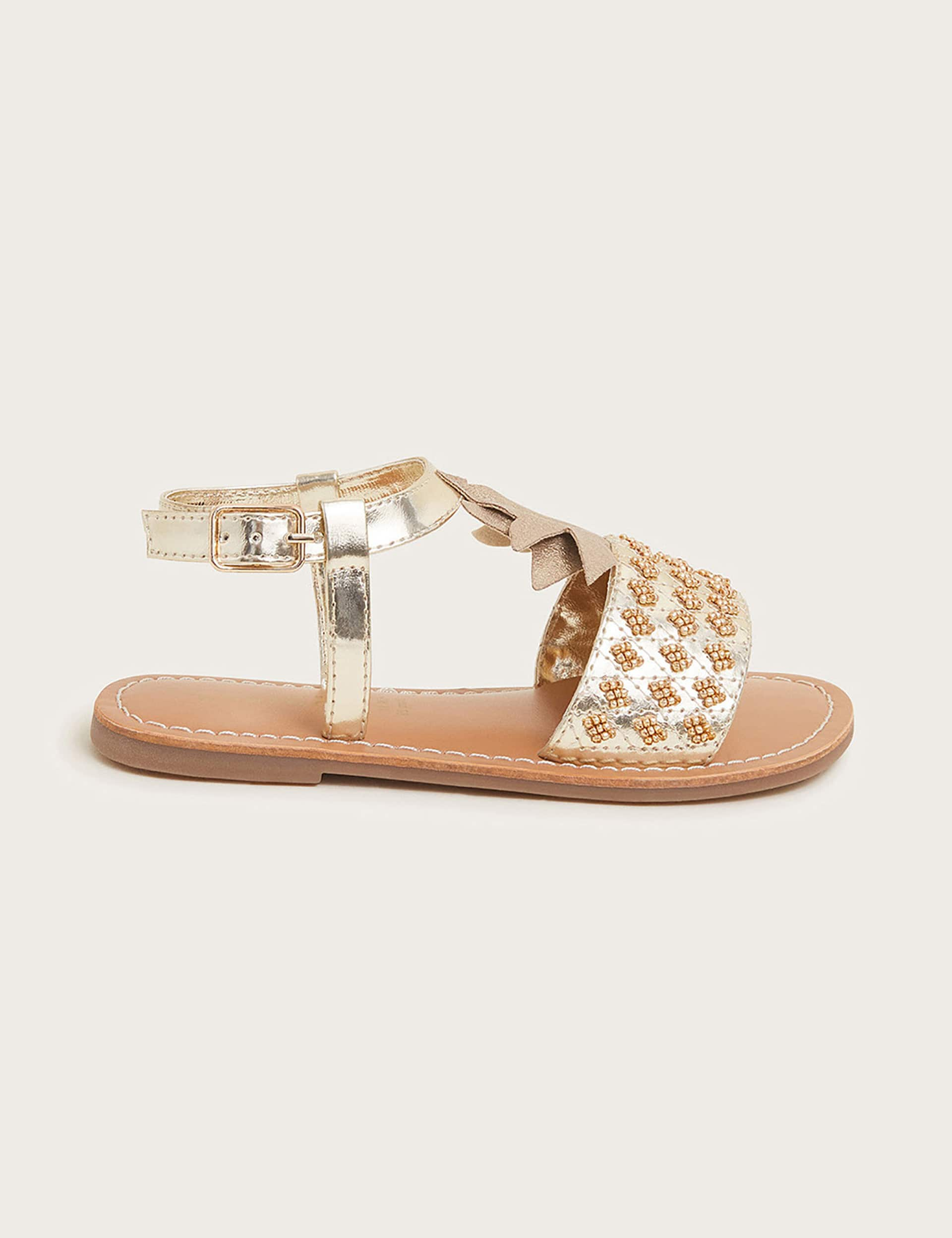 Monsoon Kids Pineapple Sandals (9 Small - 4 Large) - 8 S - Gold, Gold