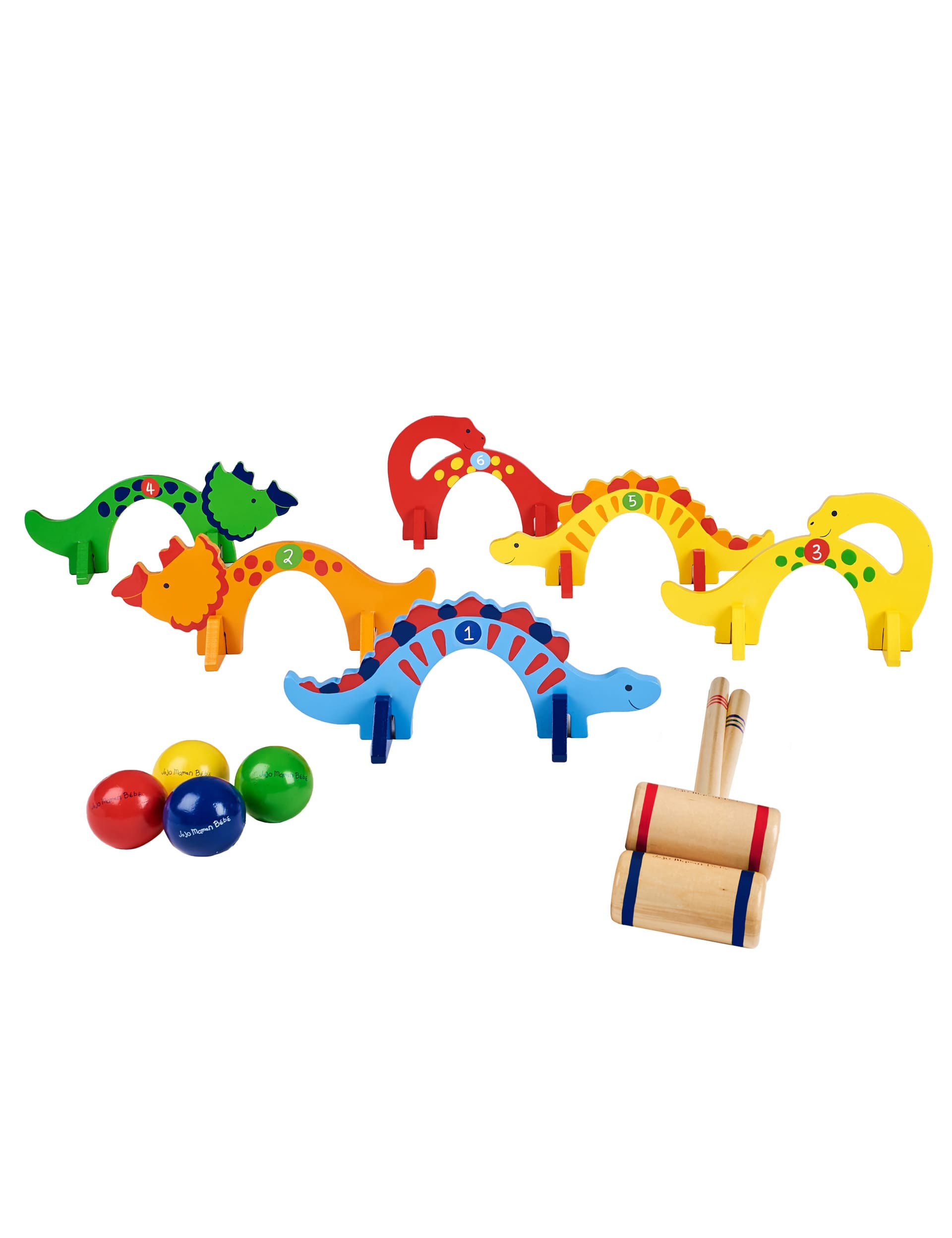 Jojo Maman Bb Dinosaur Croquet Set (3+Yrs) - Multi, Multi