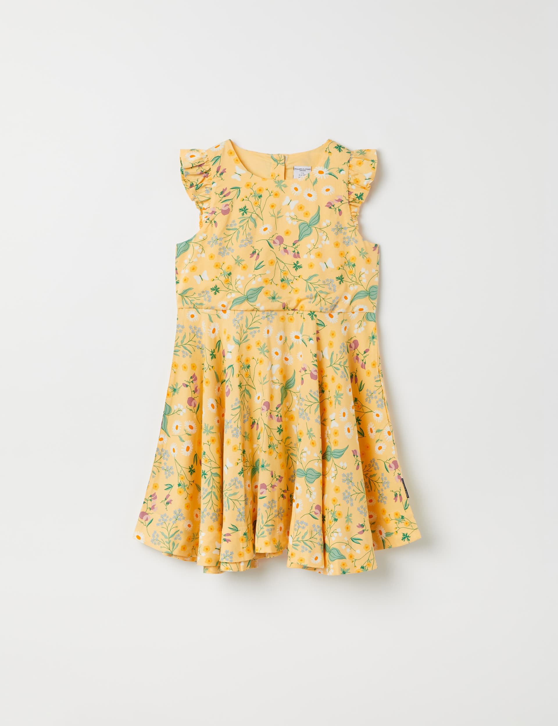Polarn O. Pyret Girls Pure Cotton Floral Dress (1-10 Yrs)
