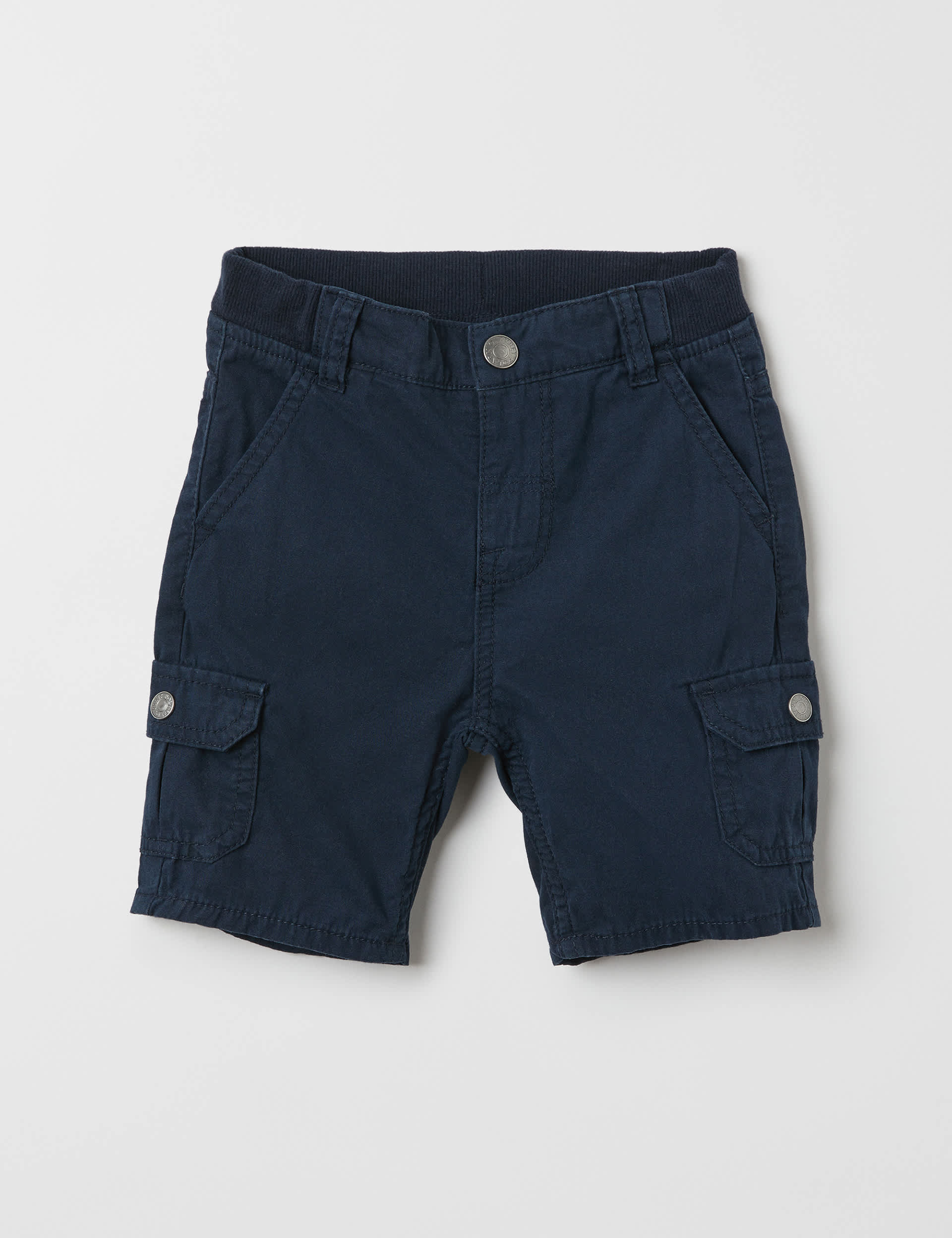 Polarn O. Pyret Pure Cotton Cargo Shorts (1-10 Yrs) - 9-10Y - Navy, Navy,Beige