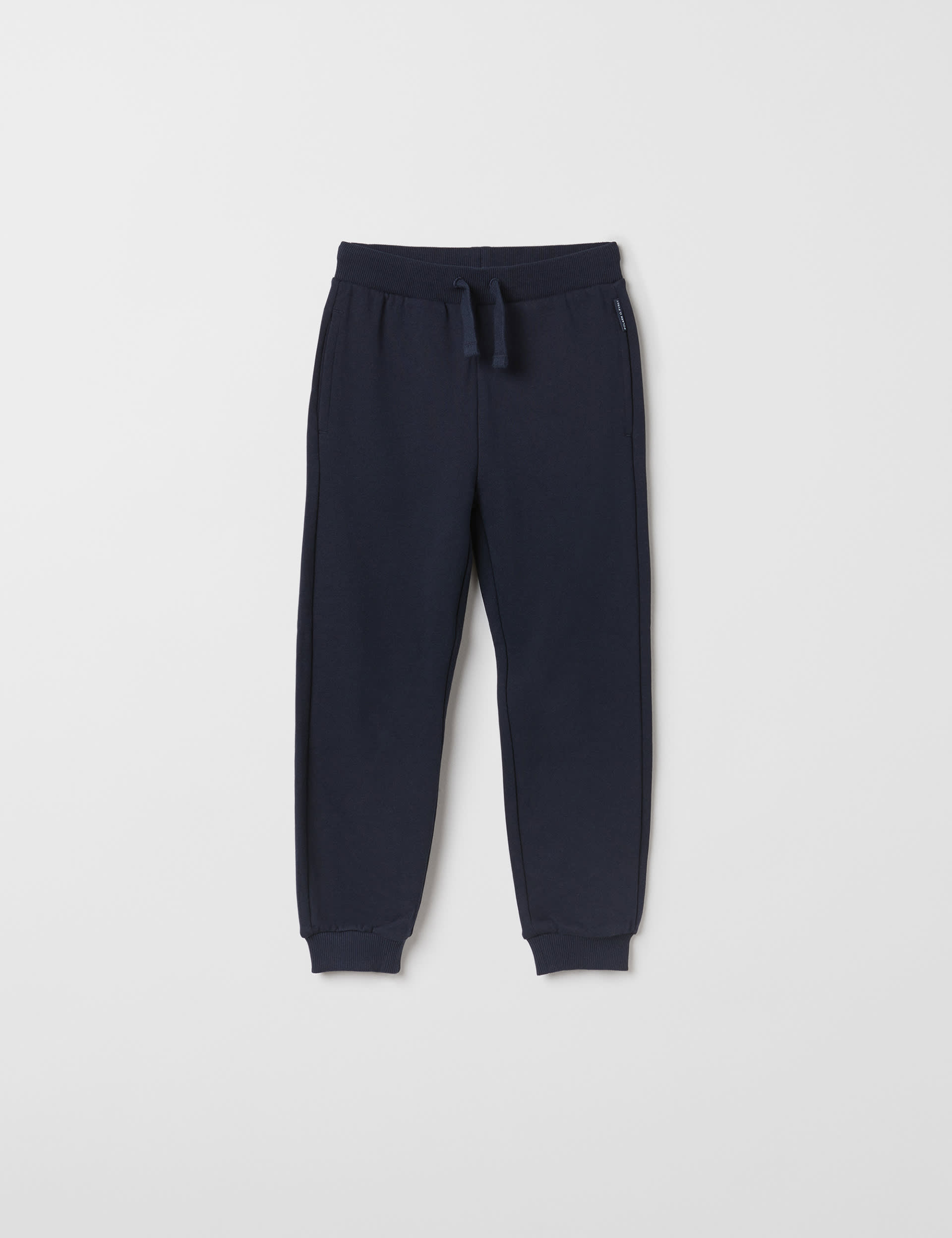 Polarn O. Pyret Boys Pure Cotton Joggers (1-10 Yrs) - 12-18 - Navy, Navy