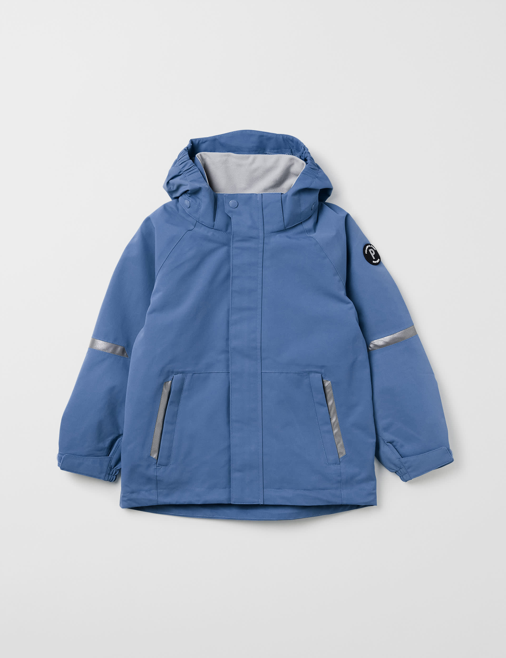 Polarn O. Pyret Boys Waterproof Raincoat (2-10 Yrs) - 3-4 Y - Medium Blue, Medium Blue