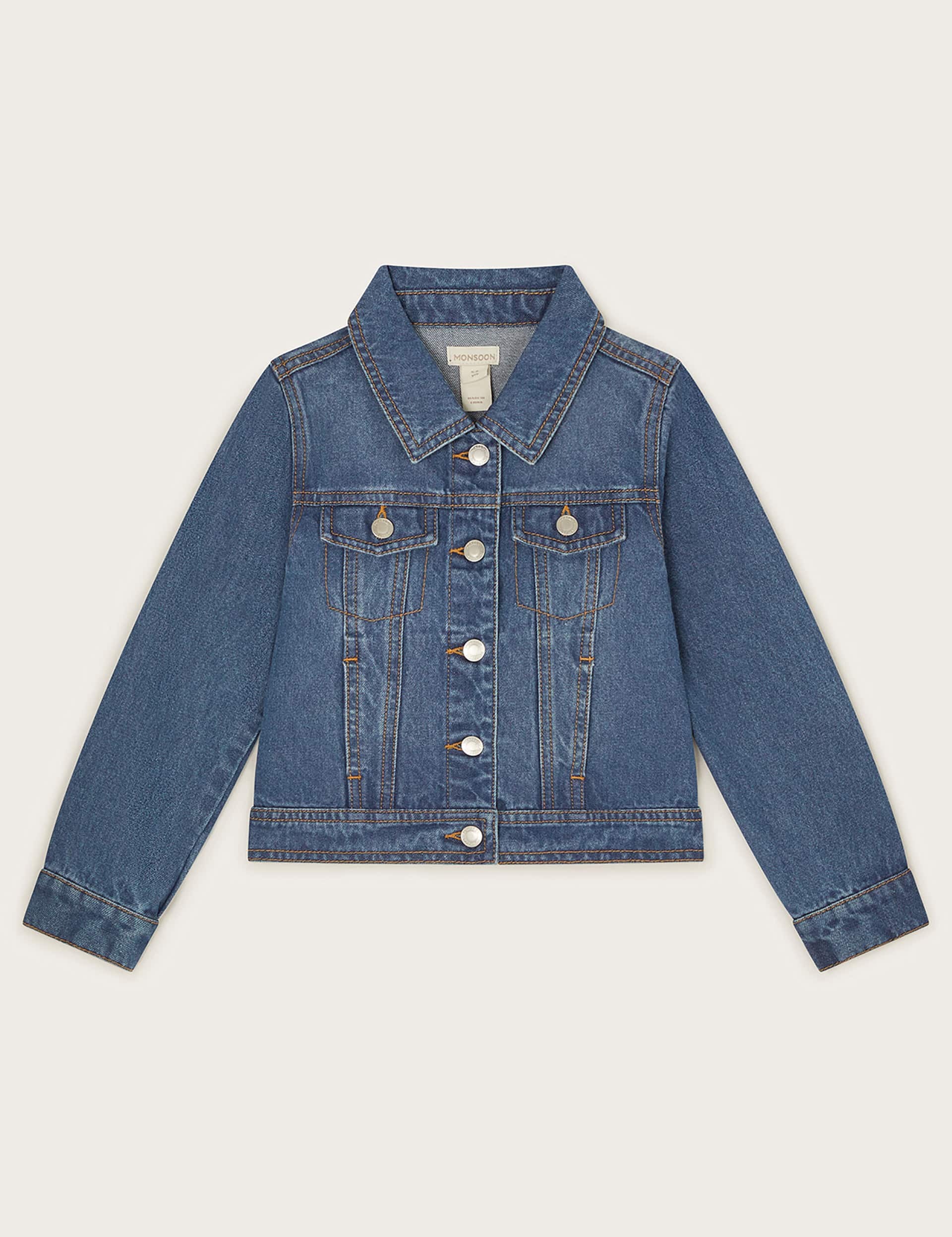 Monsoon Girls Denim Sequin Jacket (3-13 Yrs)