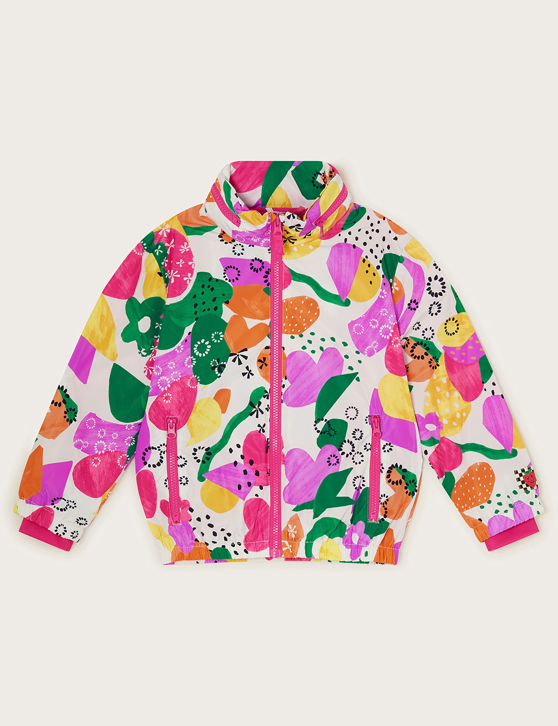 Monsoon Girls Printed Raincoat (3-13 Yrs) - 9-10Y - Multi, Multi