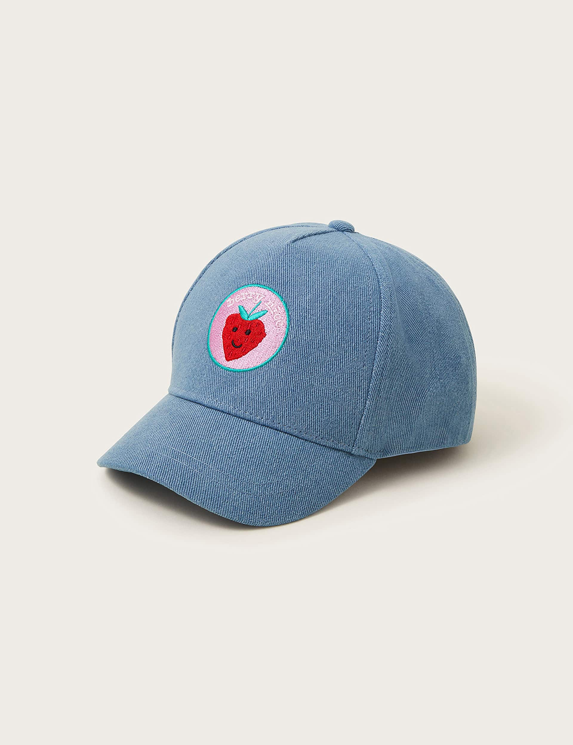 Monsoon Girls Baseball Cap - M-L - Blue, Blue