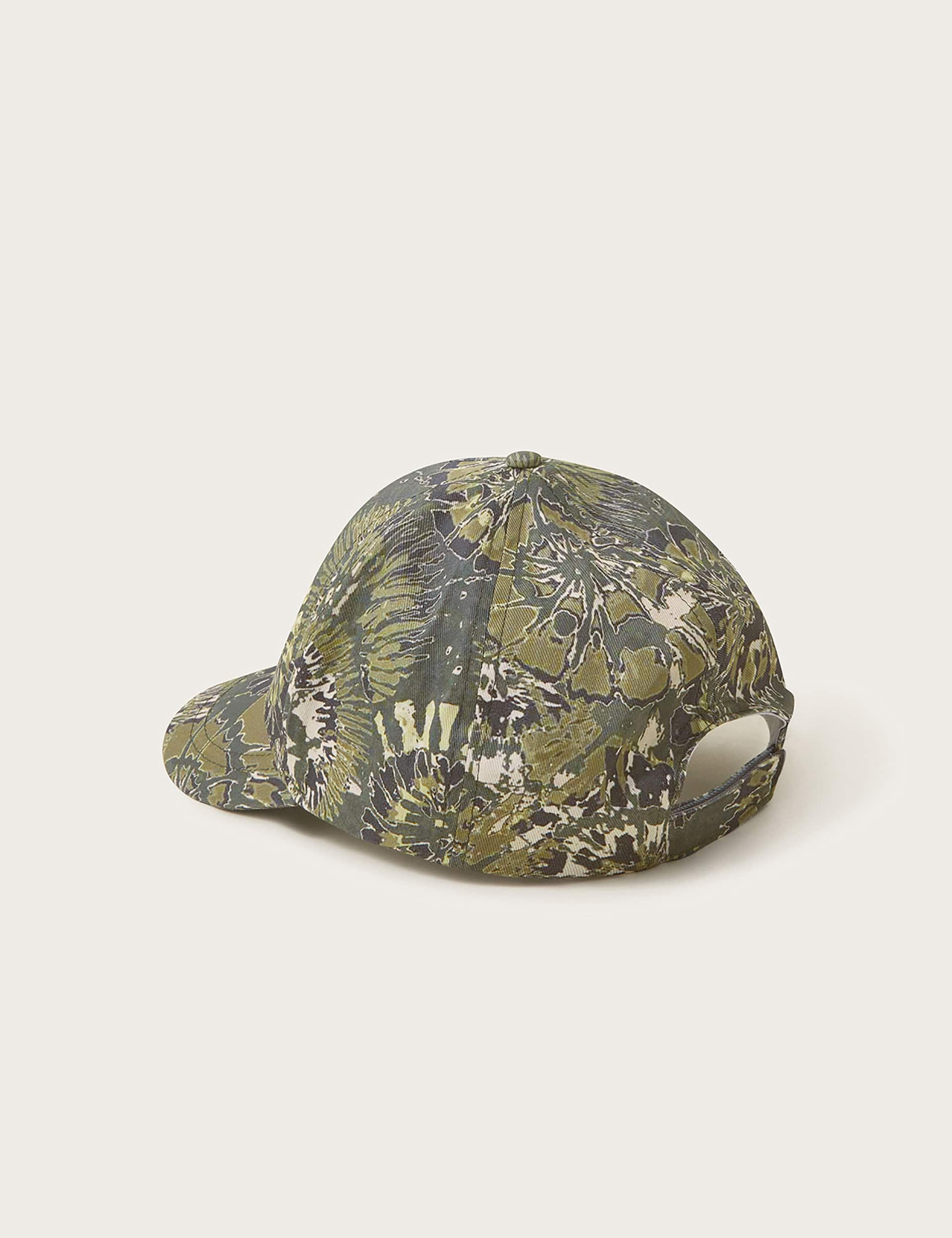 Monsoon Kids Pure Cotton Camouflage Baseball Cap - S-M - Khaki Mix, Khaki Mix