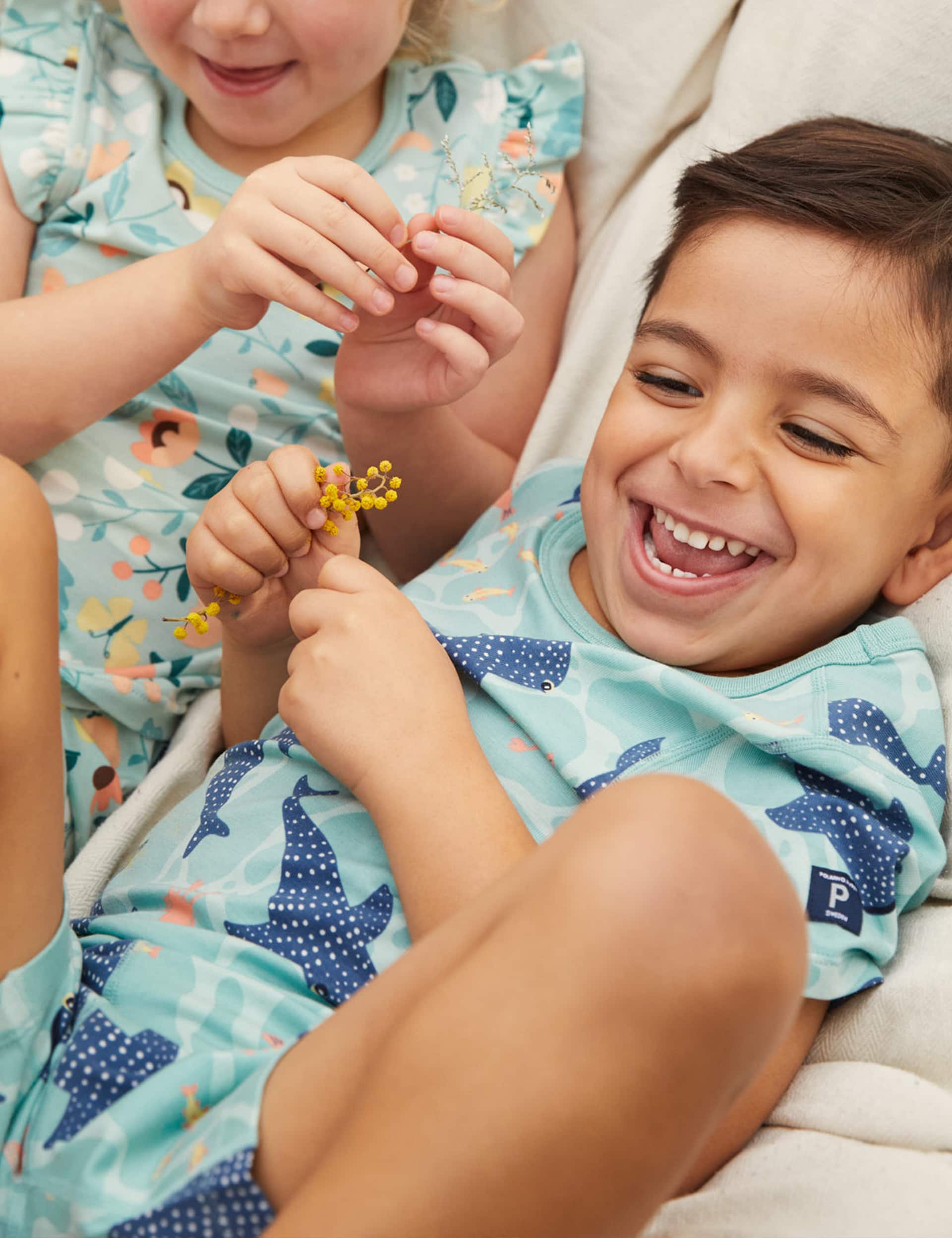 Polarn O. Pyret Boys Whale Pyjamas (1-10 Yrs)