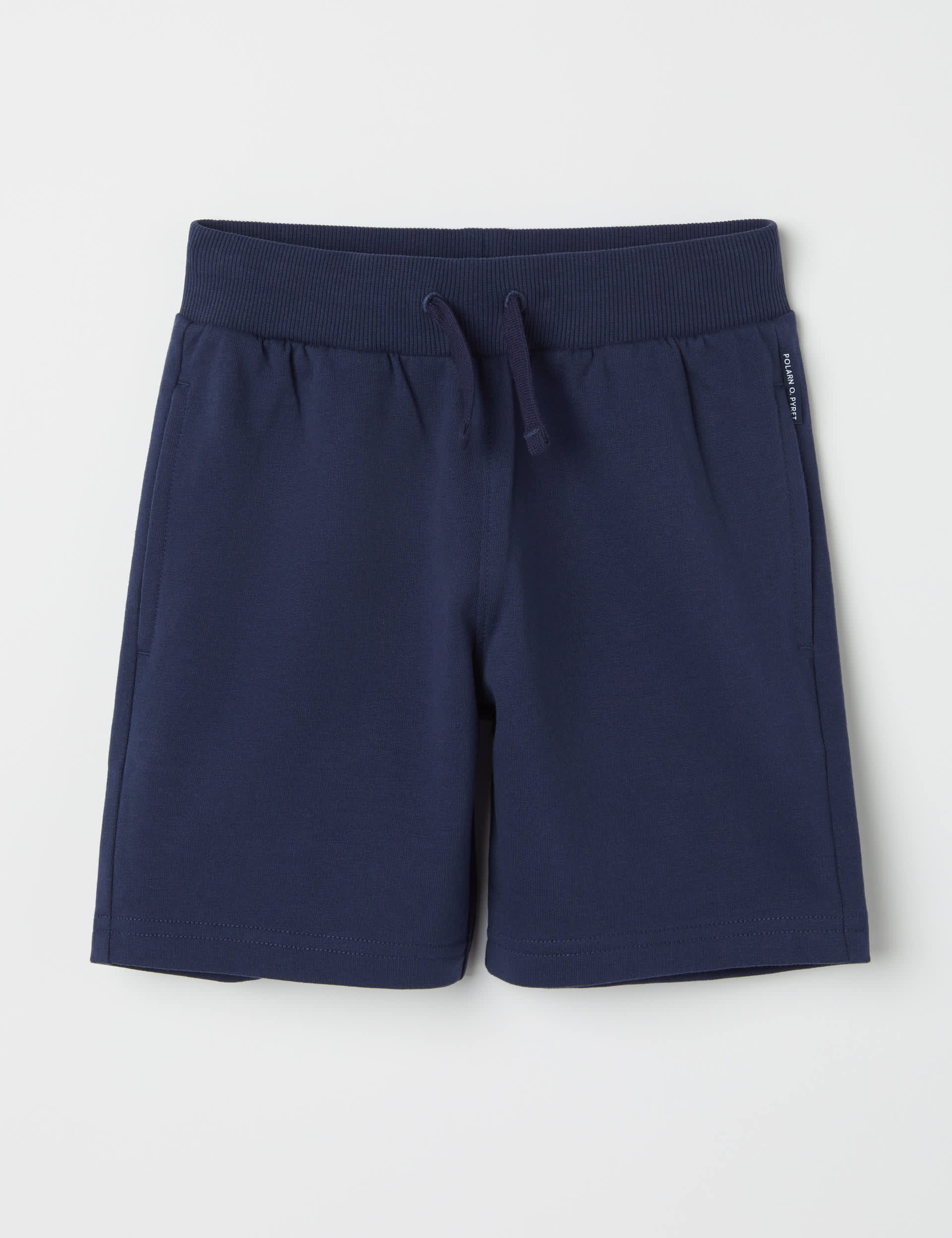 Polarn O. Pyret Pure Cotton Jersey Shorts (1-10 Yrs) - 3-4 Y - Navy, Orange,Medium Blue,Navy