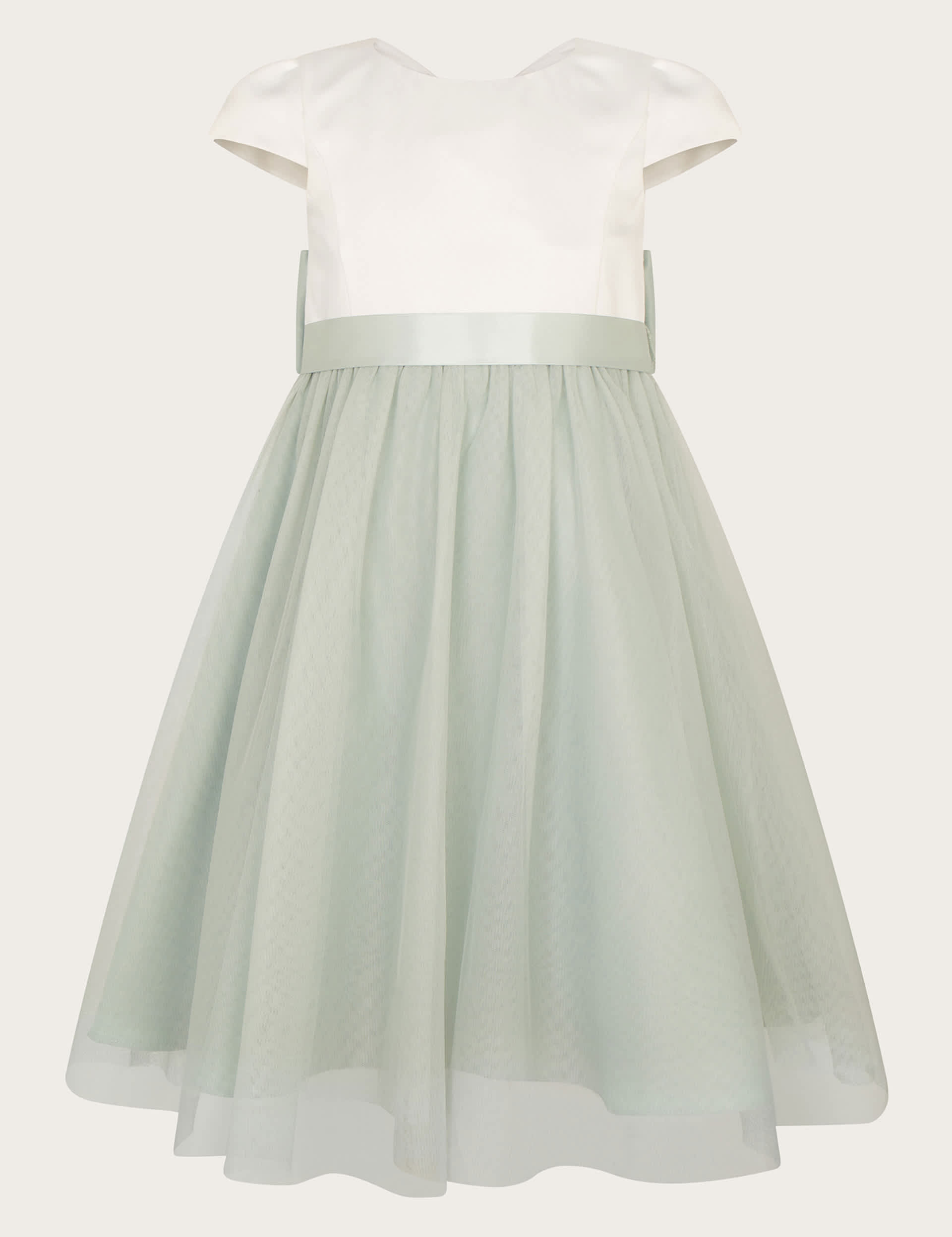 Monsoon Girls Tulle Dress (3-13 Yrs) - 4y - Green, Green