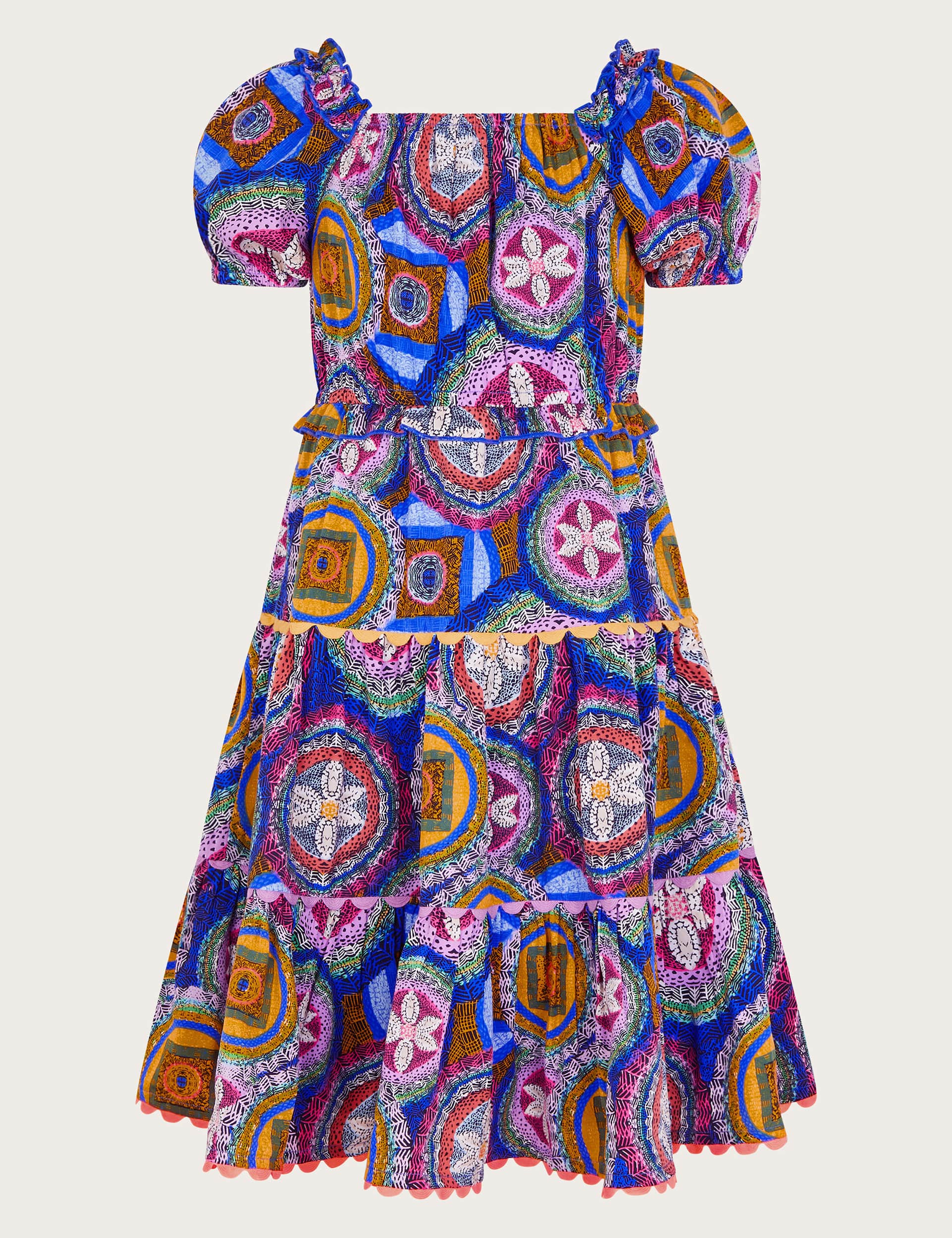 Monsoon Girls Printed Dress (3-15 Yrs)