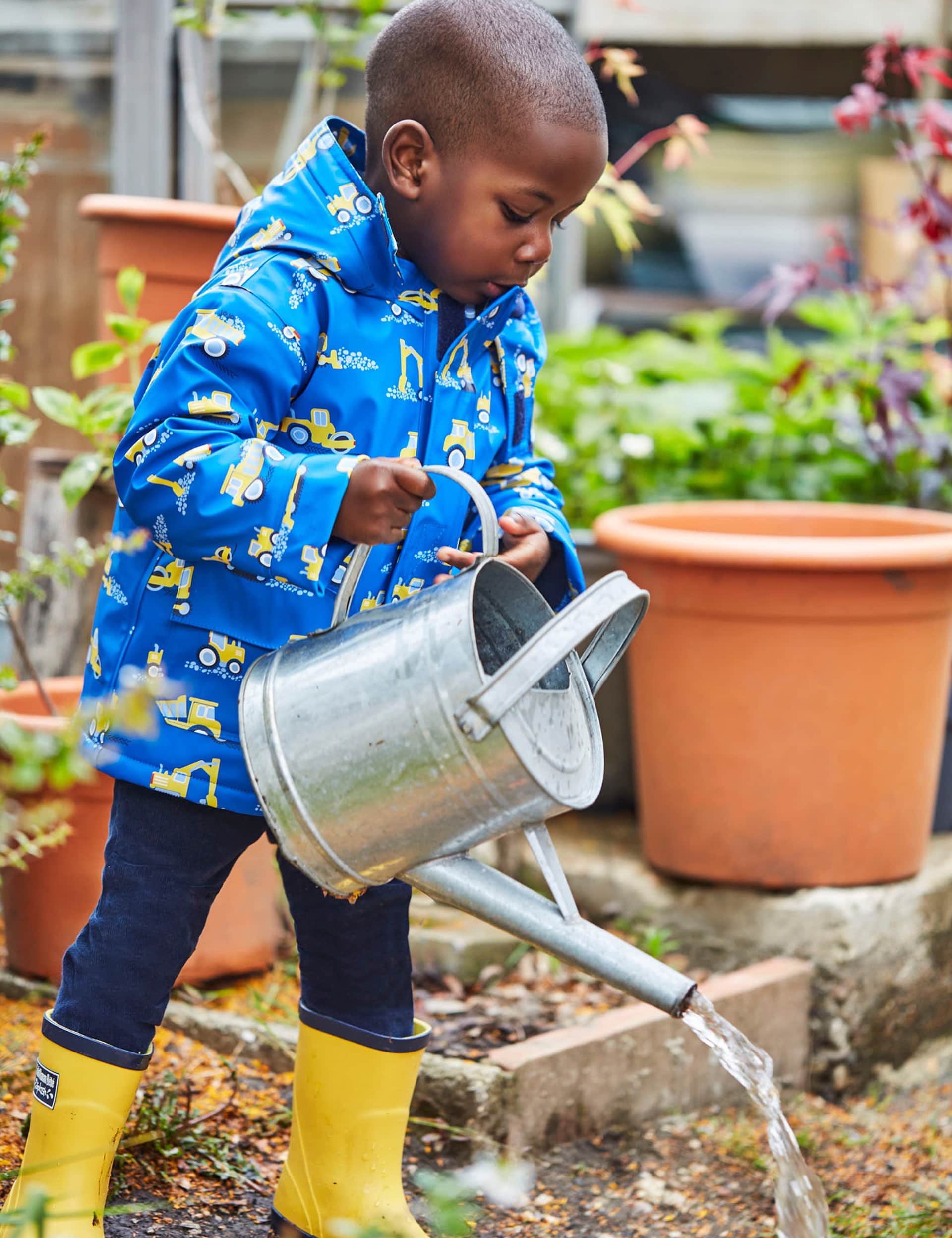 Jojo Maman Bebe Boys Digger Waterproof Jacket (1-6 Yrs)