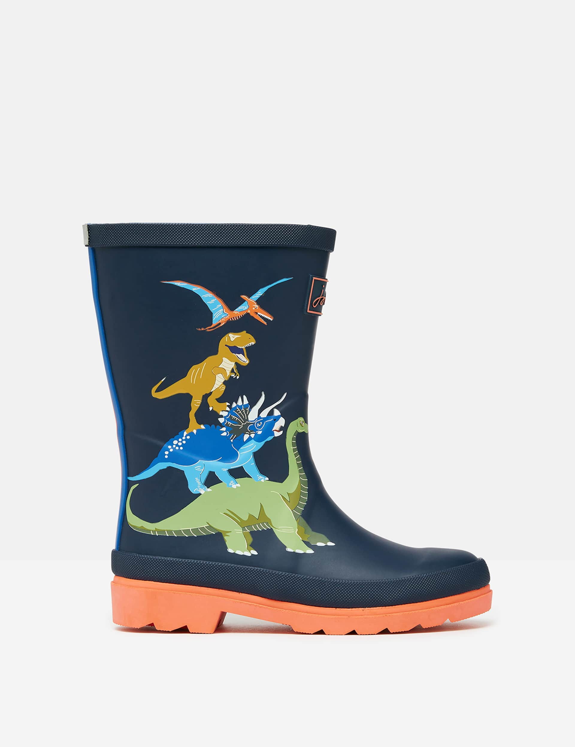 Joules Kids Wellies (8 Small - 2 Large) - 13 SSTD - Blue Mix, Blue Mix