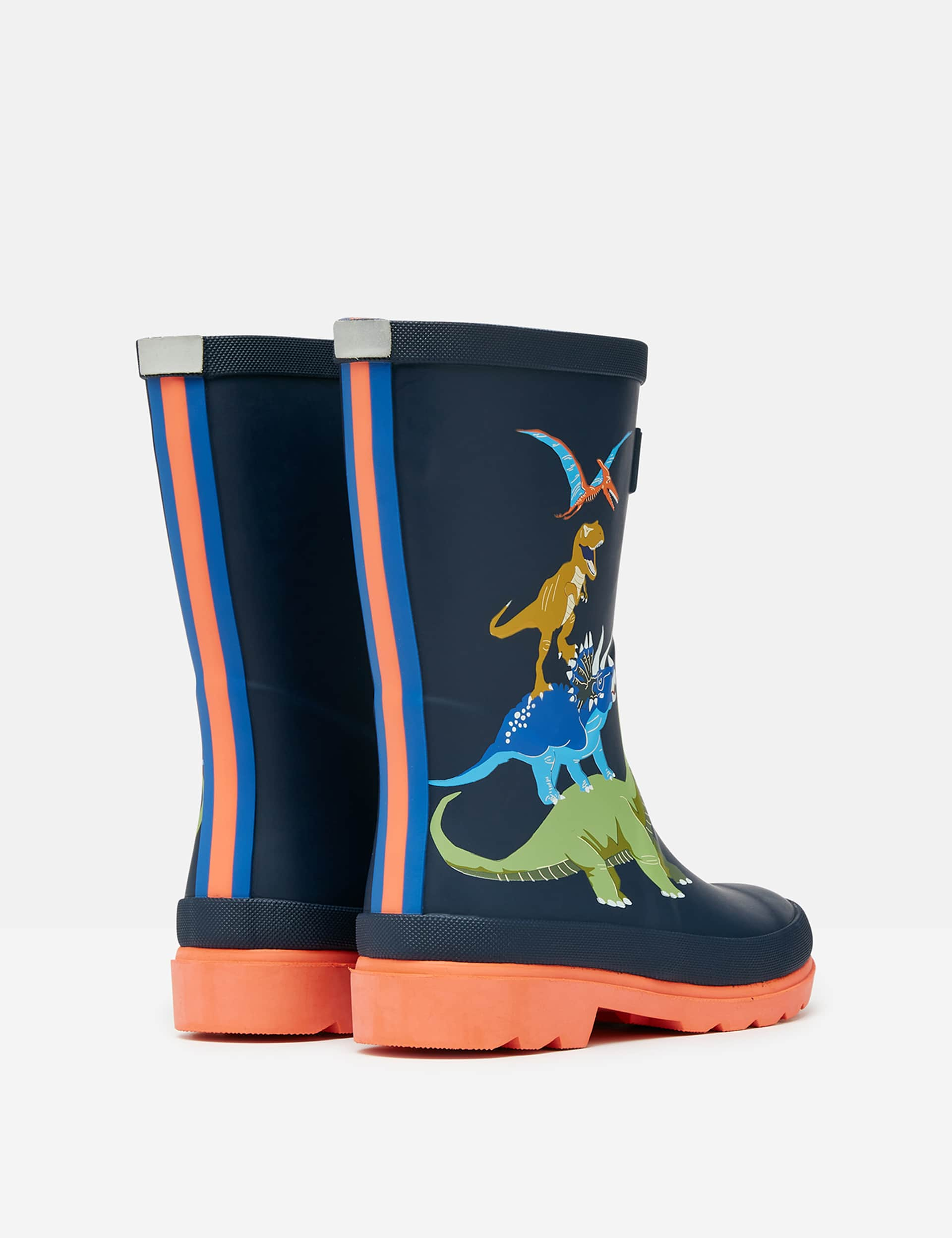 Joules Kids Wellies (8 Small - 2 Large) - 13 SSTD - Blue Mix, Blue Mix