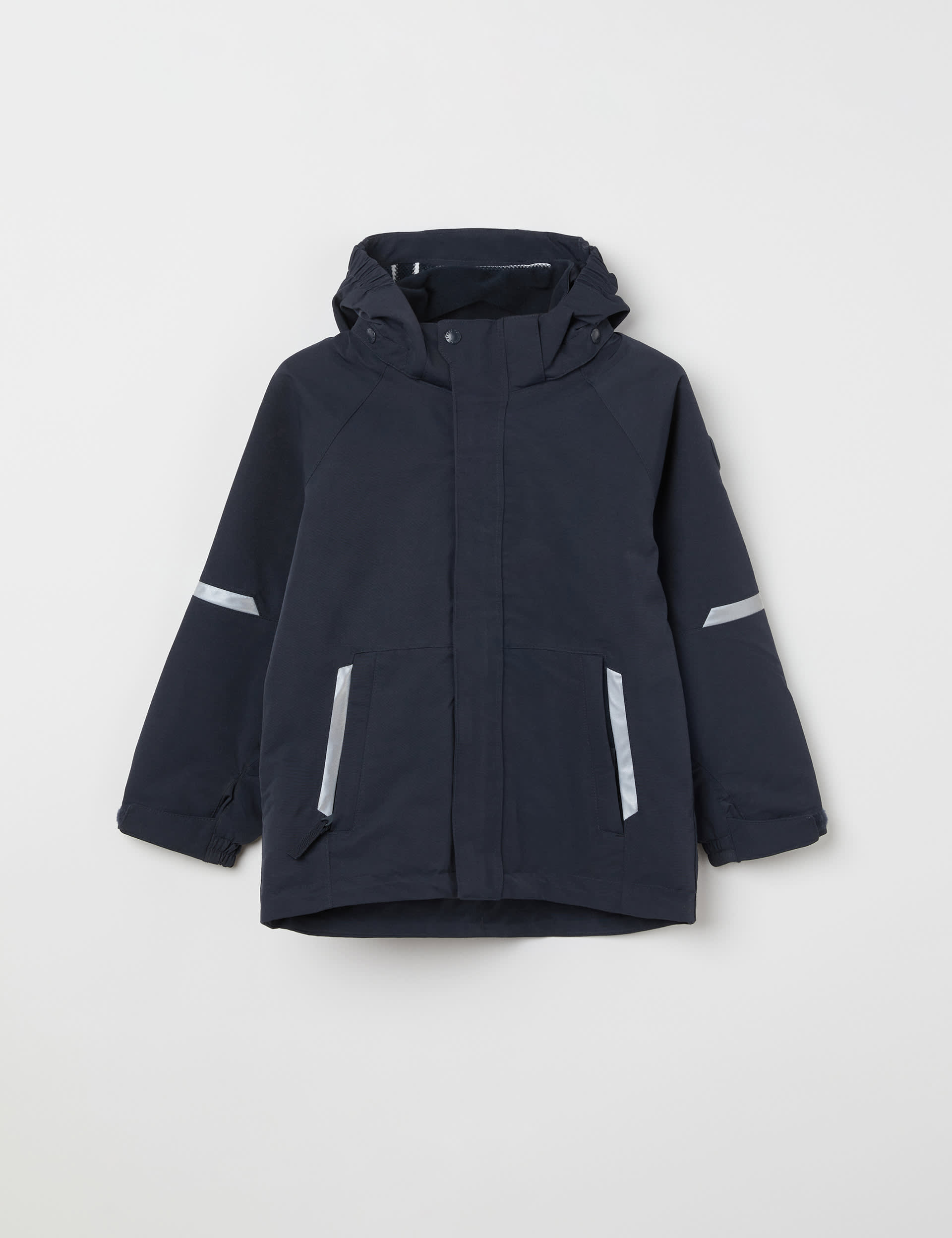 Polarn O. Pyret Hooded Raincoat (9 Mths-10 Yrs) - 8-9 Y - Navy, Navy