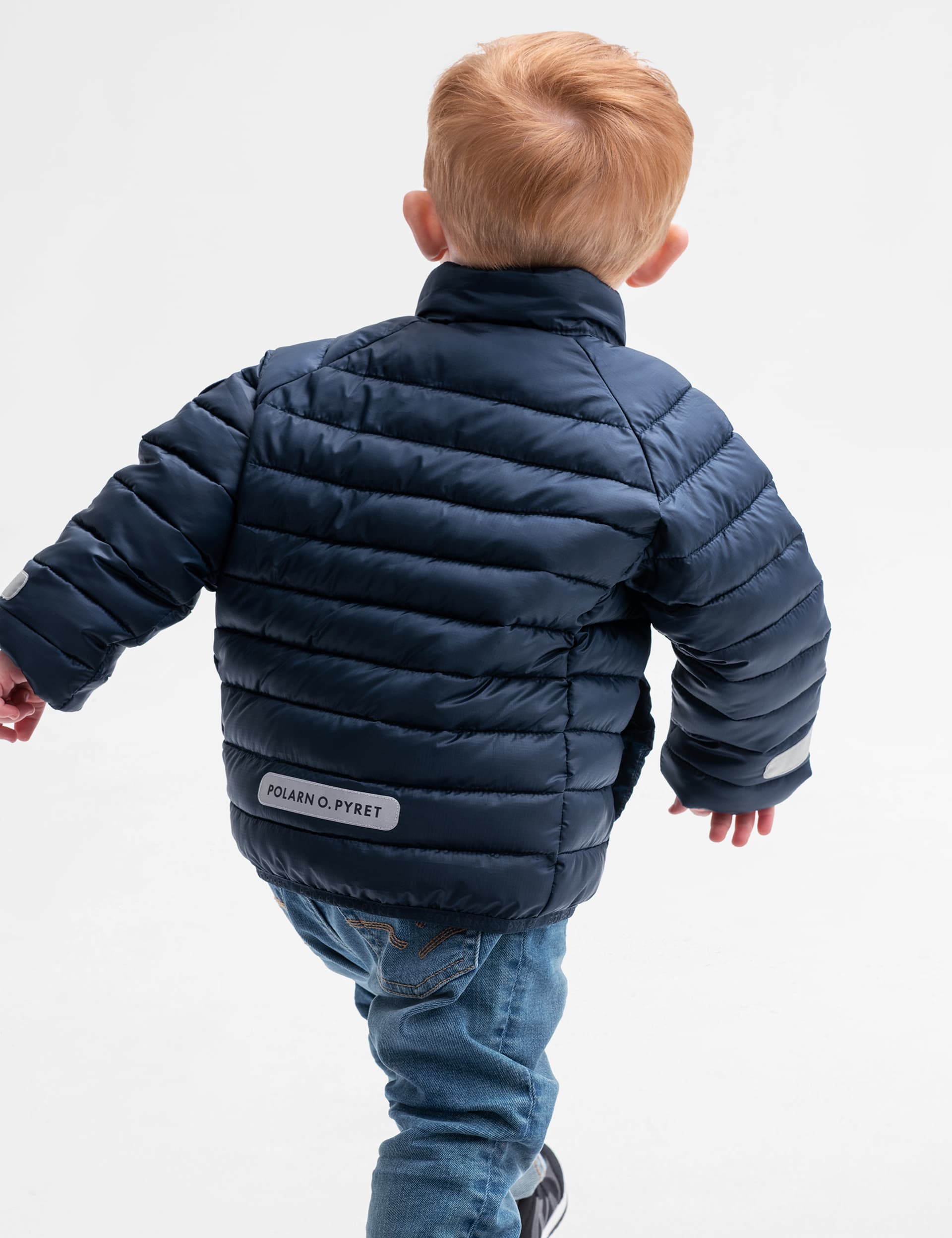 Polarn O. Pyret Quilted Padded Puffer Jacket (9 Mths-10 Yrs) - 3-4 Y - Navy, Navy