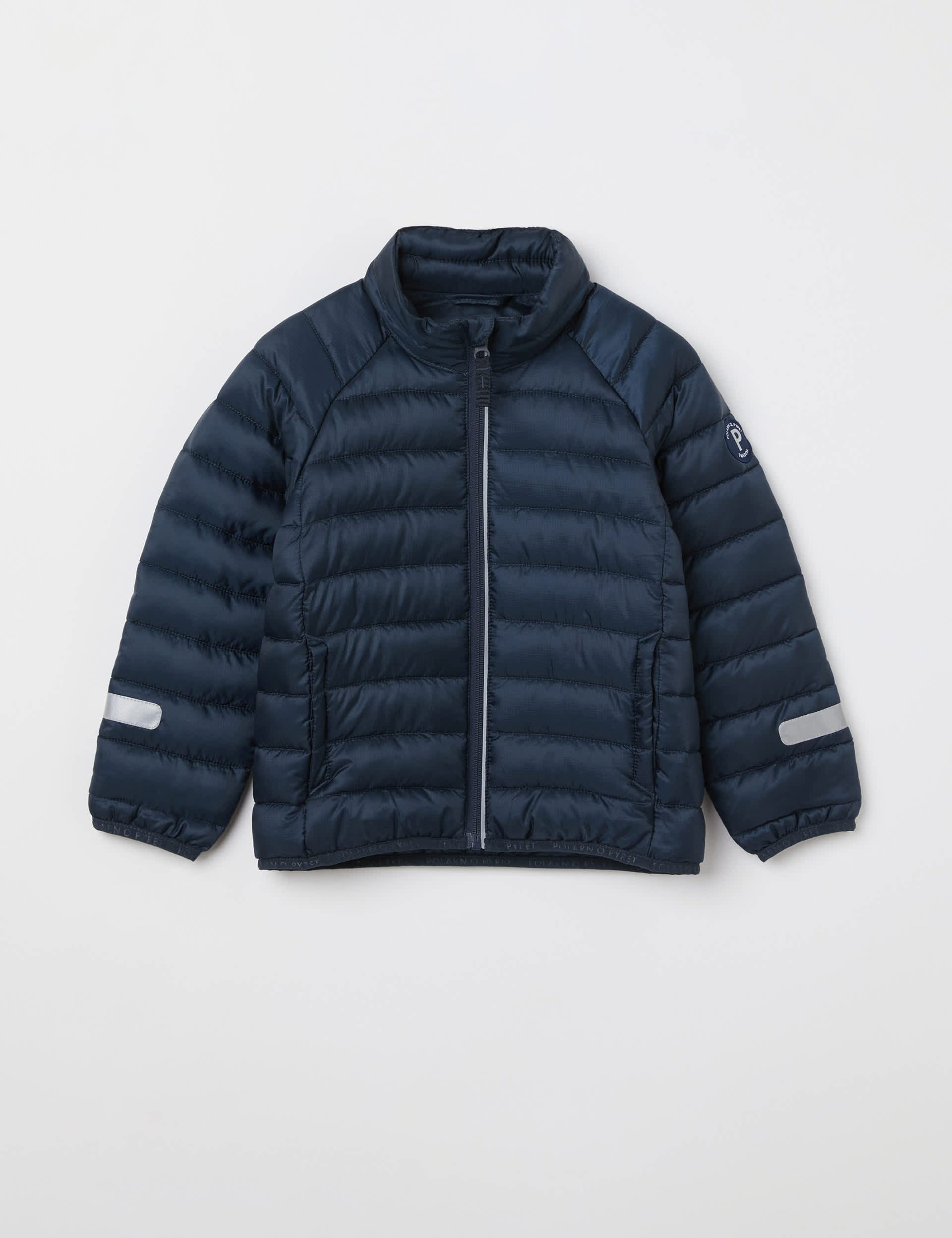 Polarn O. Pyret Quilted Padded Puffer Jacket (9 Mths-10 Yrs) - 2-3 Y - Navy, Navy