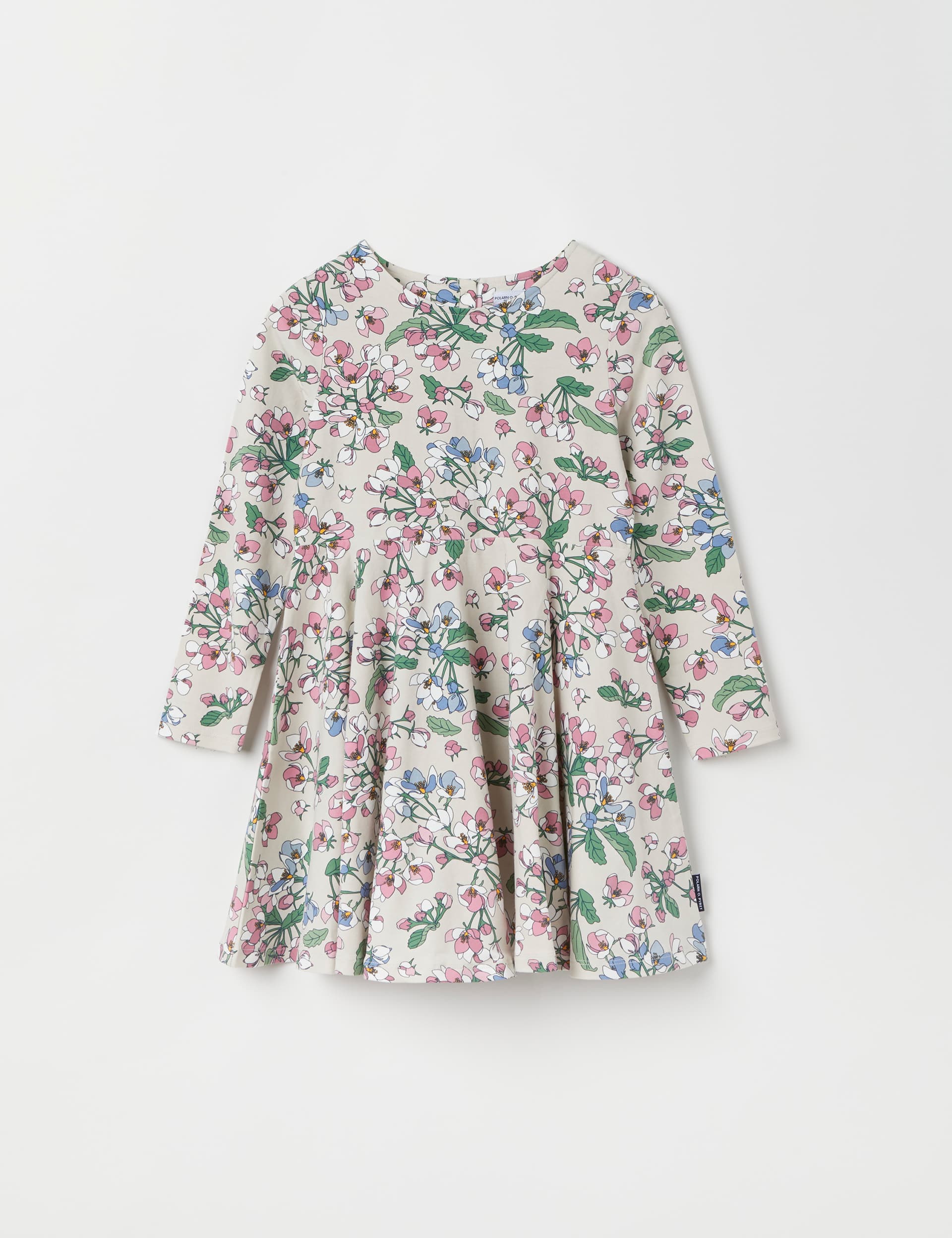 Polarn O. Pyret Girls Cotton Rich Floral Dress (1-10 Yrs)