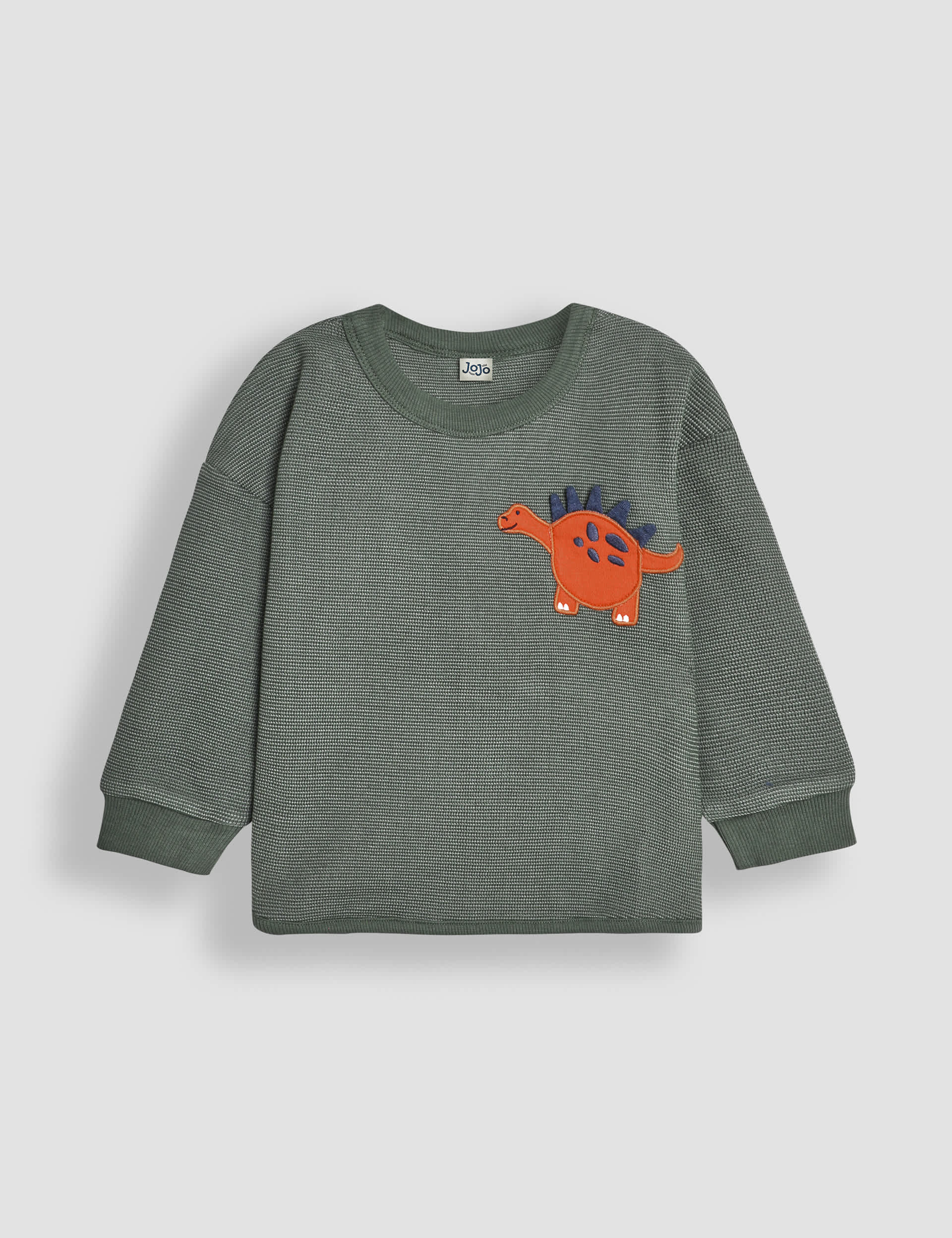 Jojo Maman Bebe Boys Cotton Rich Dinosaur Applique Top (6 Mths