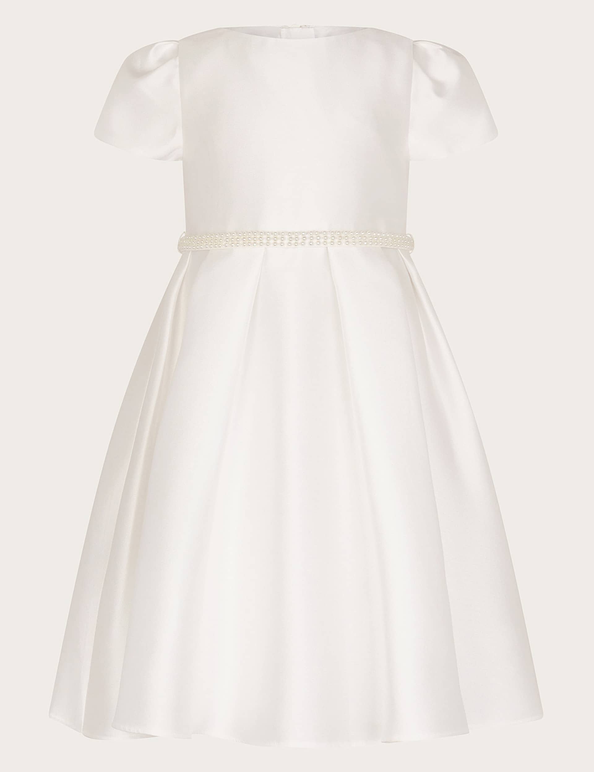 Monsoon Girls Embellished Dress (3-13 Yrs) - 6y - Ivory, Ivory