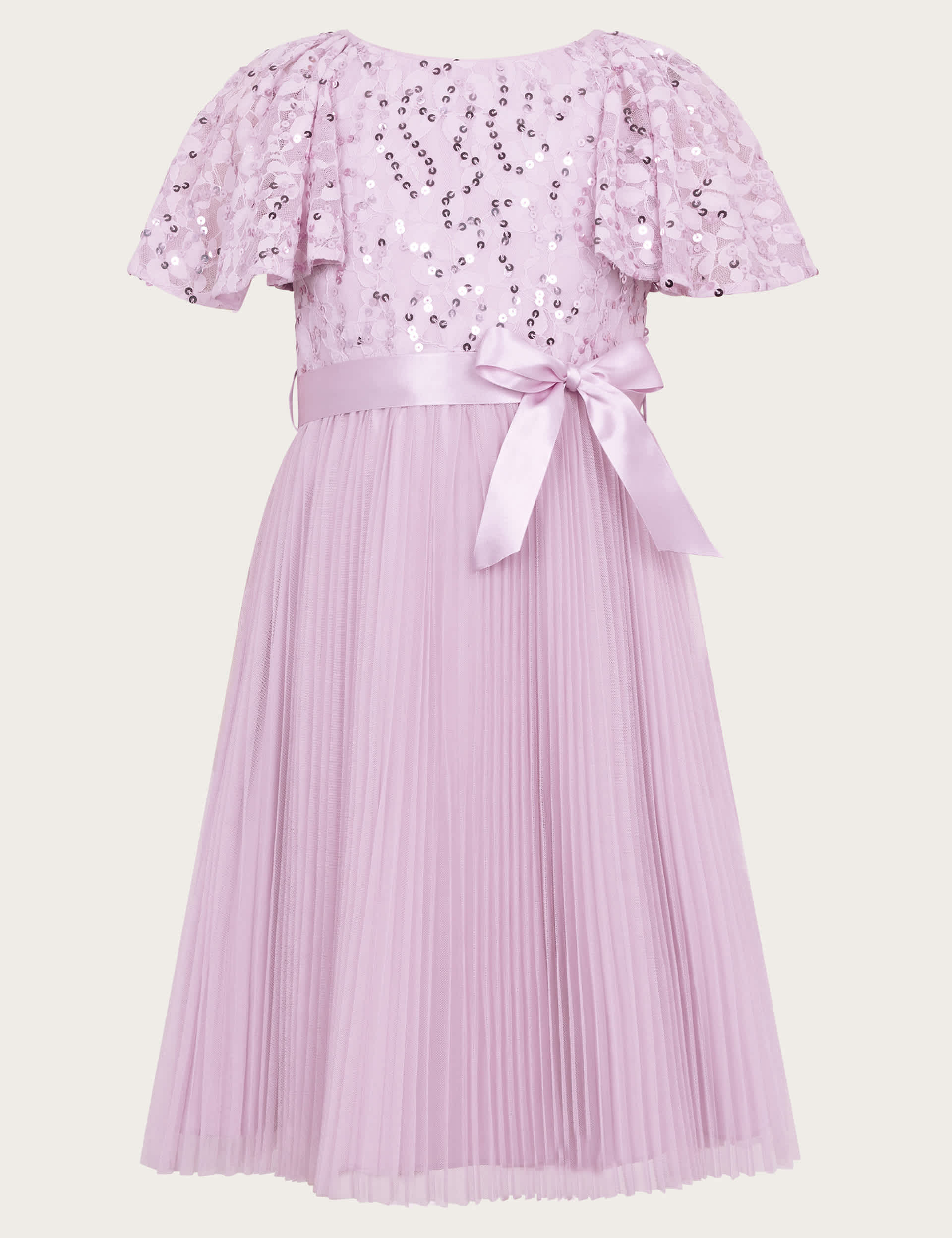 Monsoon Girls Sequin Pleated Dress (3-15 Yrs)