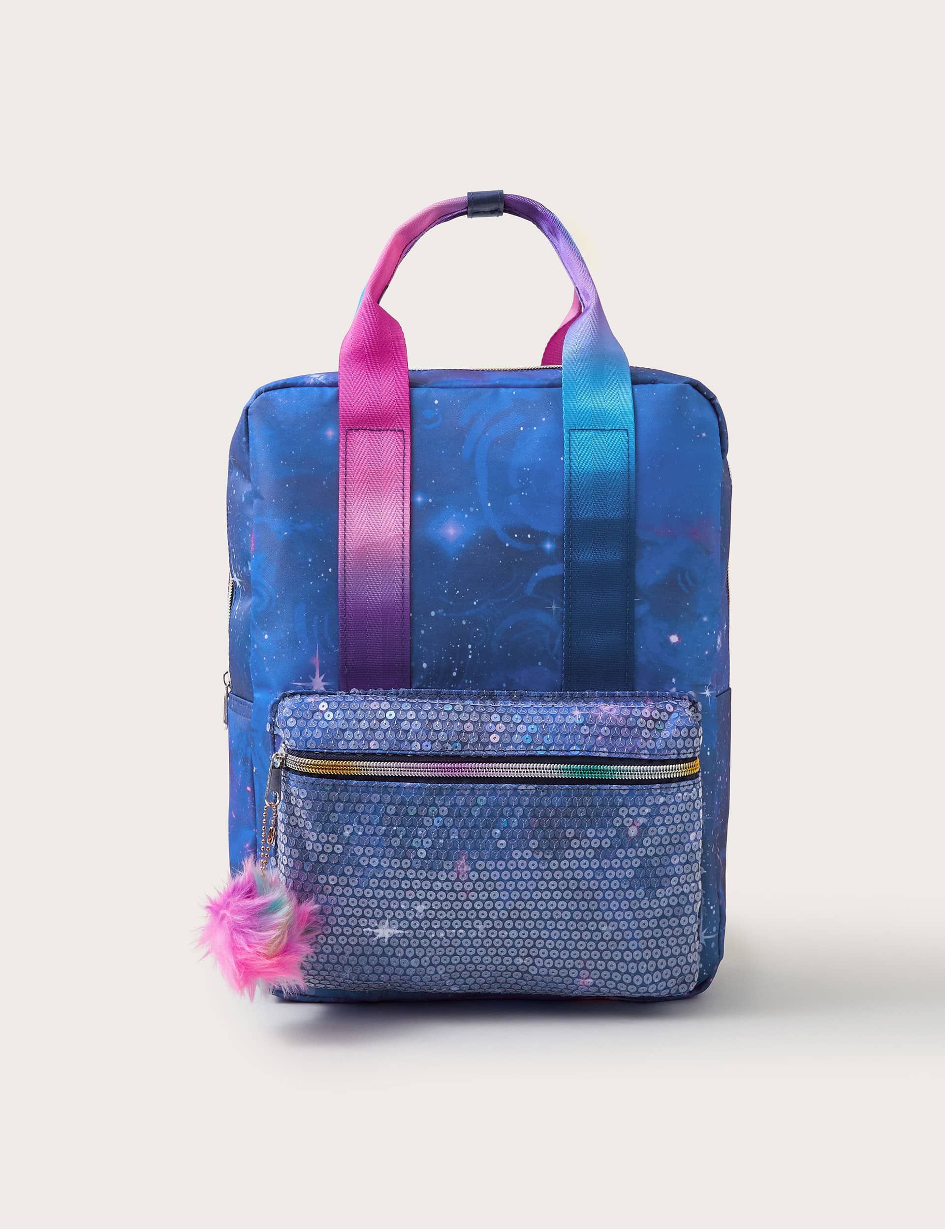 Monsoon Kids Galaxy Sequin Backpack - Navy Mix, Navy Mix