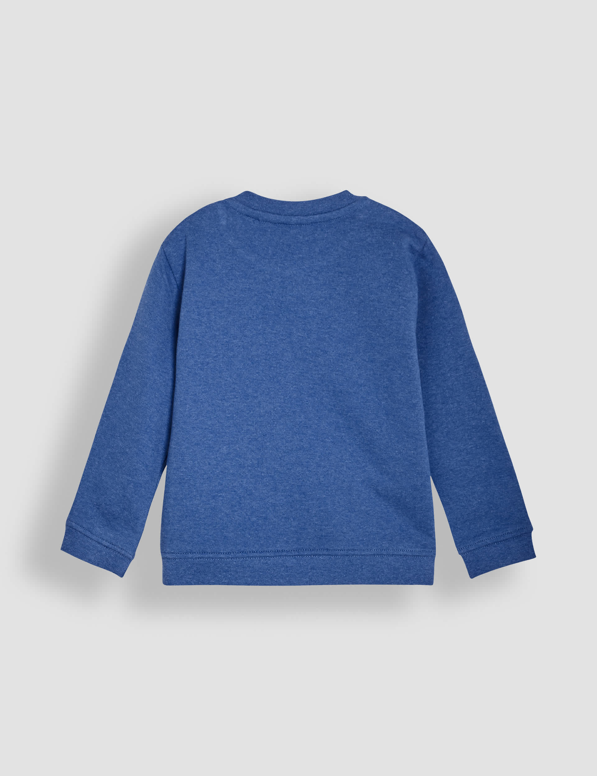 Jojo Maman Bb Boys Pure Cotton Digger Applique Sweatshirt (6 Mths - 6 Yrs) - 6-12M - Blue, Blue