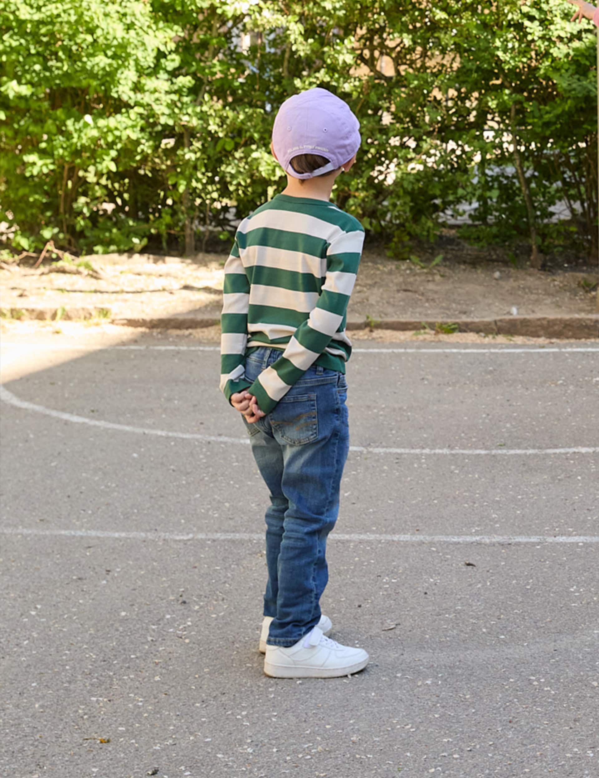 Polarn O. Pyret Boys Pure Cotton Striped Top (1-10 Yrs)