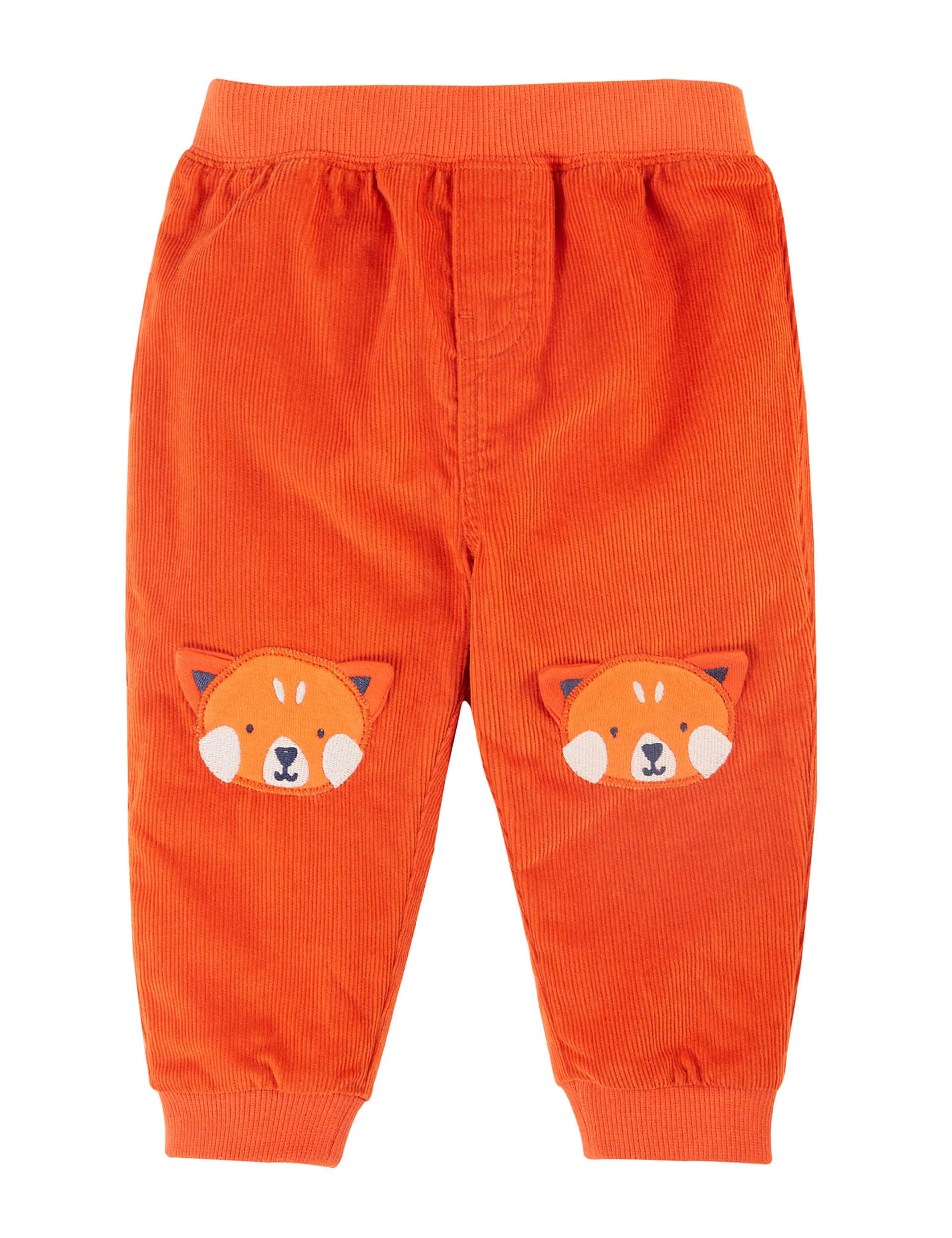 Frugi Boys Cord Joggers (0-5 Yrs) - 0-3 M - Orange Mix, Orange Mix