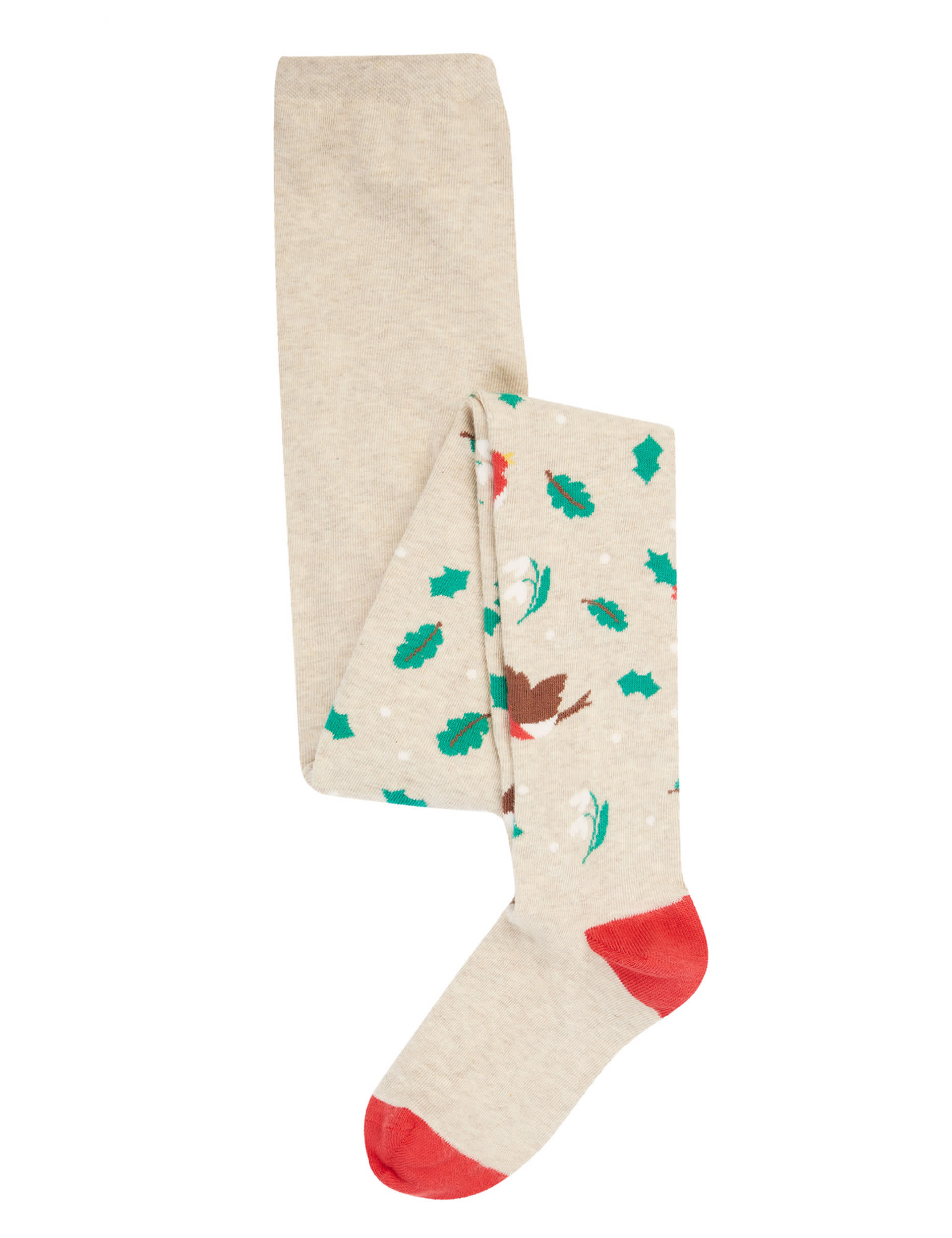 Frugi Girls Norah 2 Pack Tights - 1-2Y - Red Mix, Red Mix