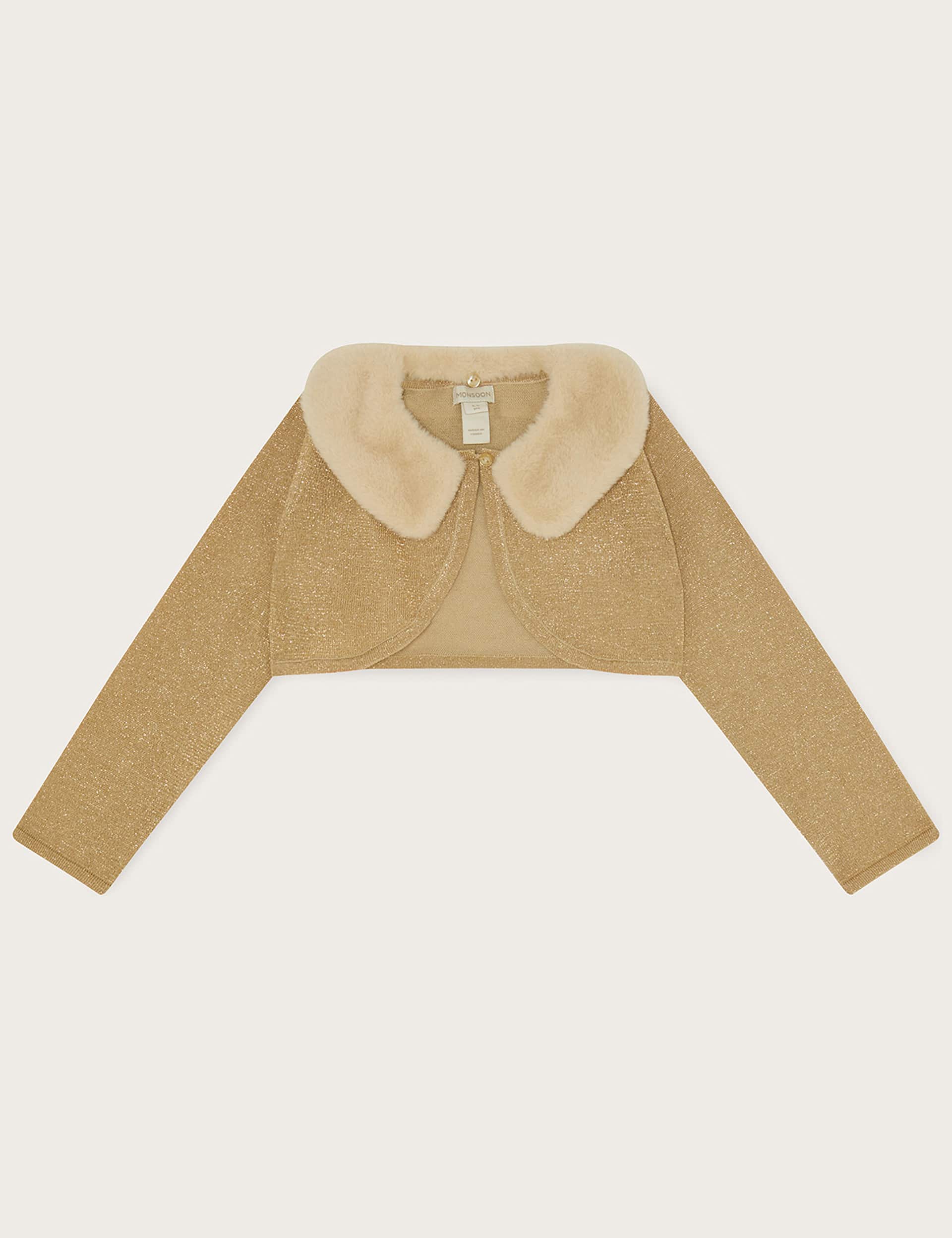 Monsoon Girls Pure Cotton Cardigan (3-15 Yrs)