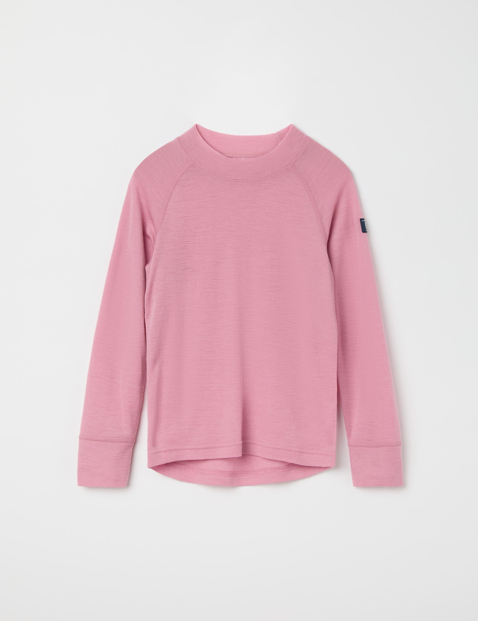 Polarn O. Pyret Girls Pure Merino Wool Long Sleeve Top (6 Mths-10 Yrs) - 2-4Y - Pink, Pink