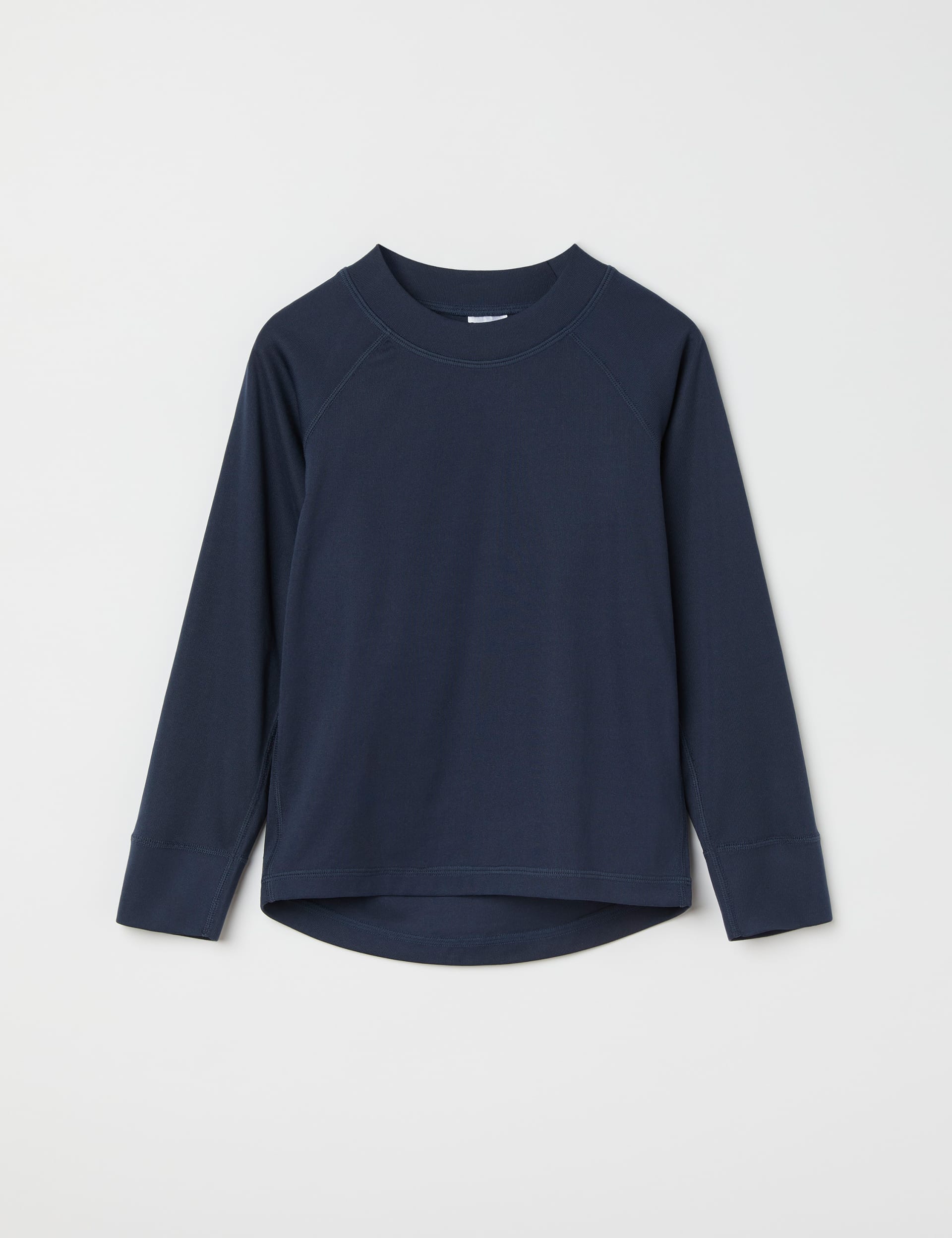 Polarn O. Pyret Pure Merino Wool Thermal Top (6 Mths-10 Yrs) - 6-12M - Navy, Navy,Medium Blue