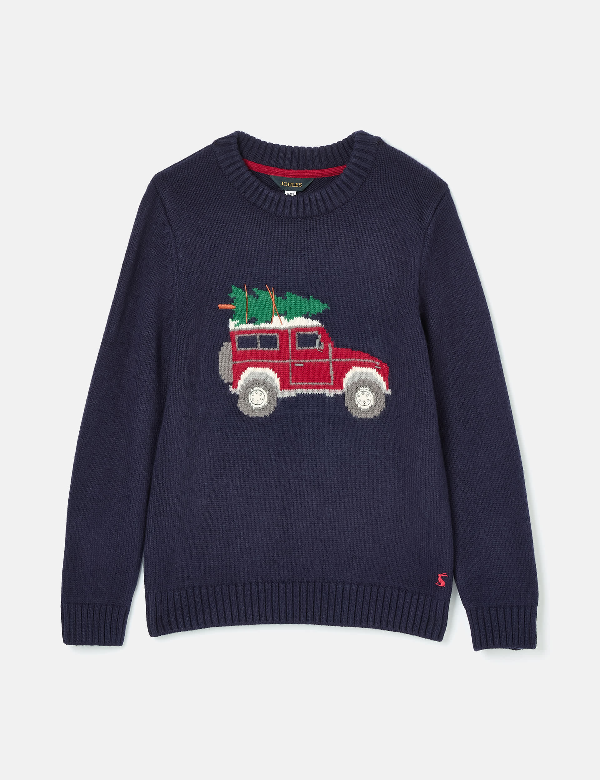 Joules Boys Knitted Jeep Jumper with Wool (1-12 Yrs) - 3-4 Y - Navy, Navy