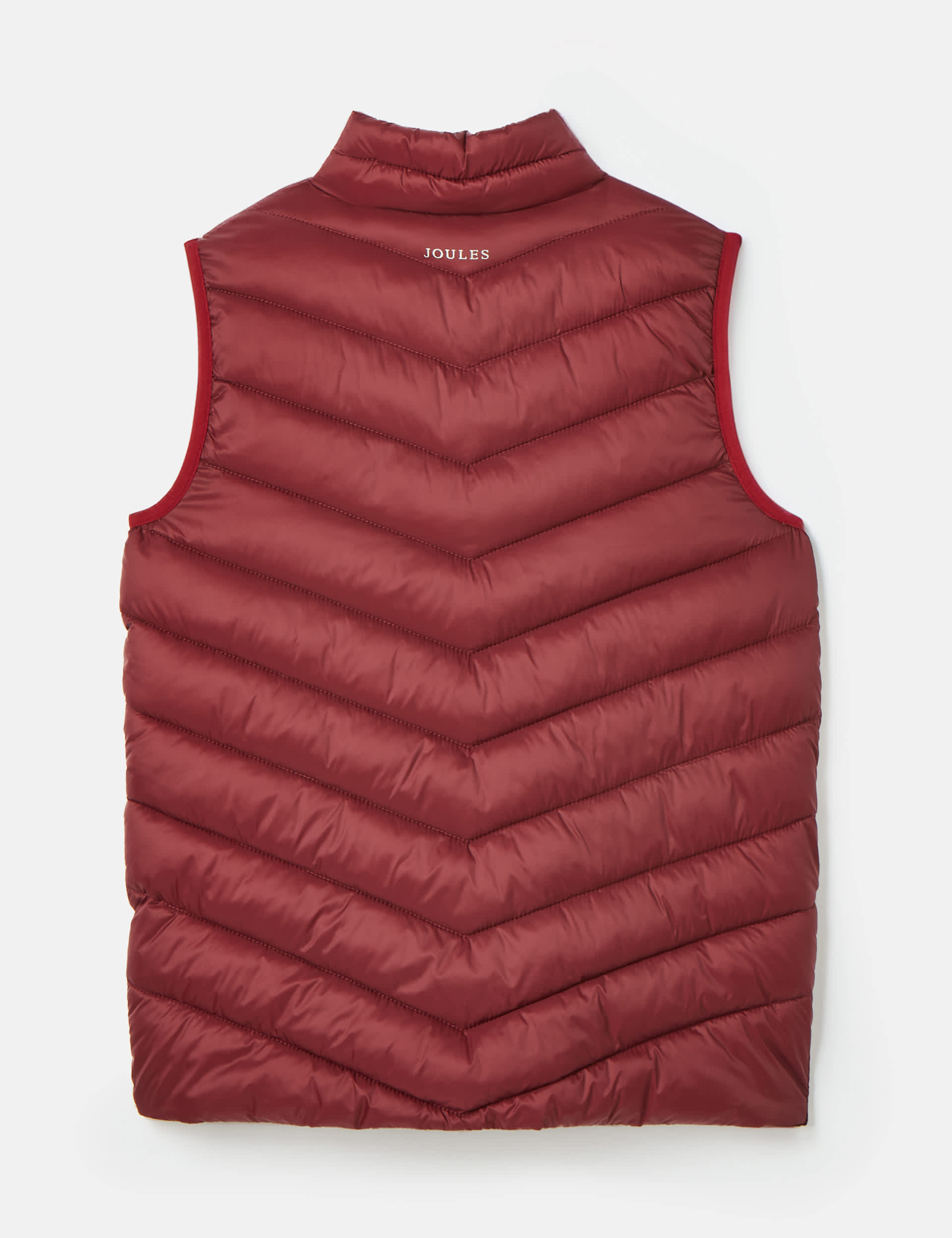 Joules Boys Quilted Padded Gilet (2-12 Yrs) - 5-6Y - Red, Red