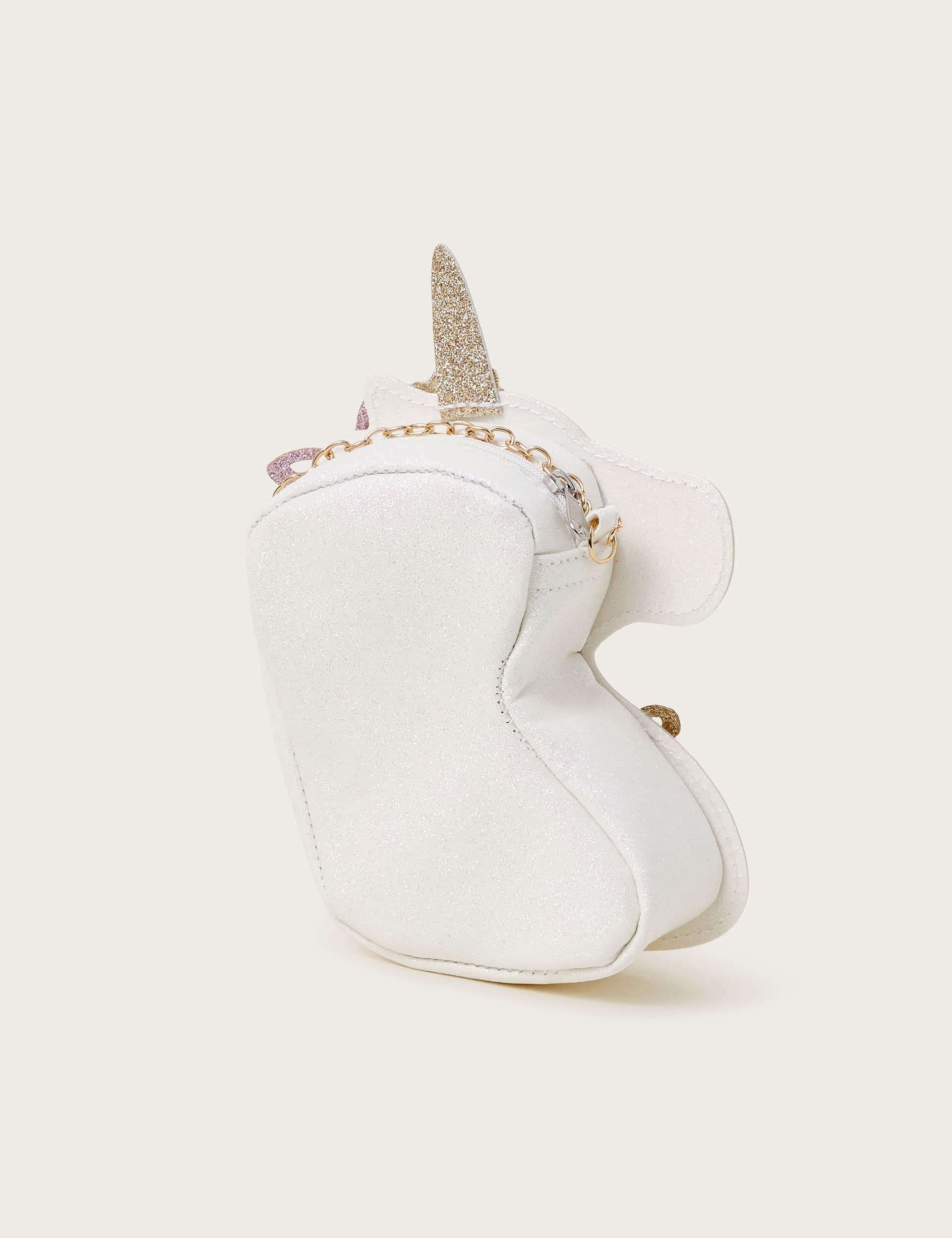 Monsoon Kids Sequin Floral Unicorn Bag - Ivory, Ivory