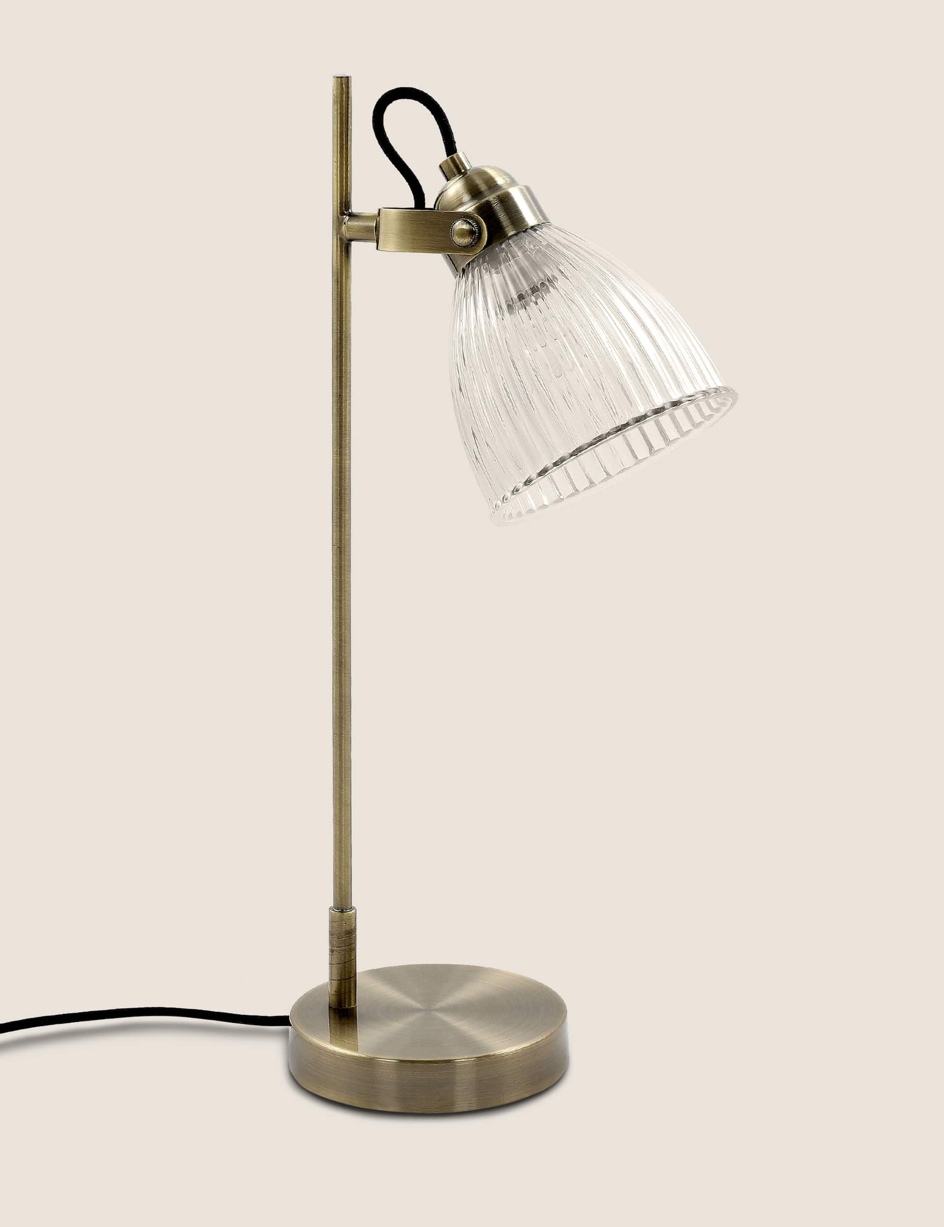 M&S Florence Table Lamp - Antique Brass, Silver,Antique Brass