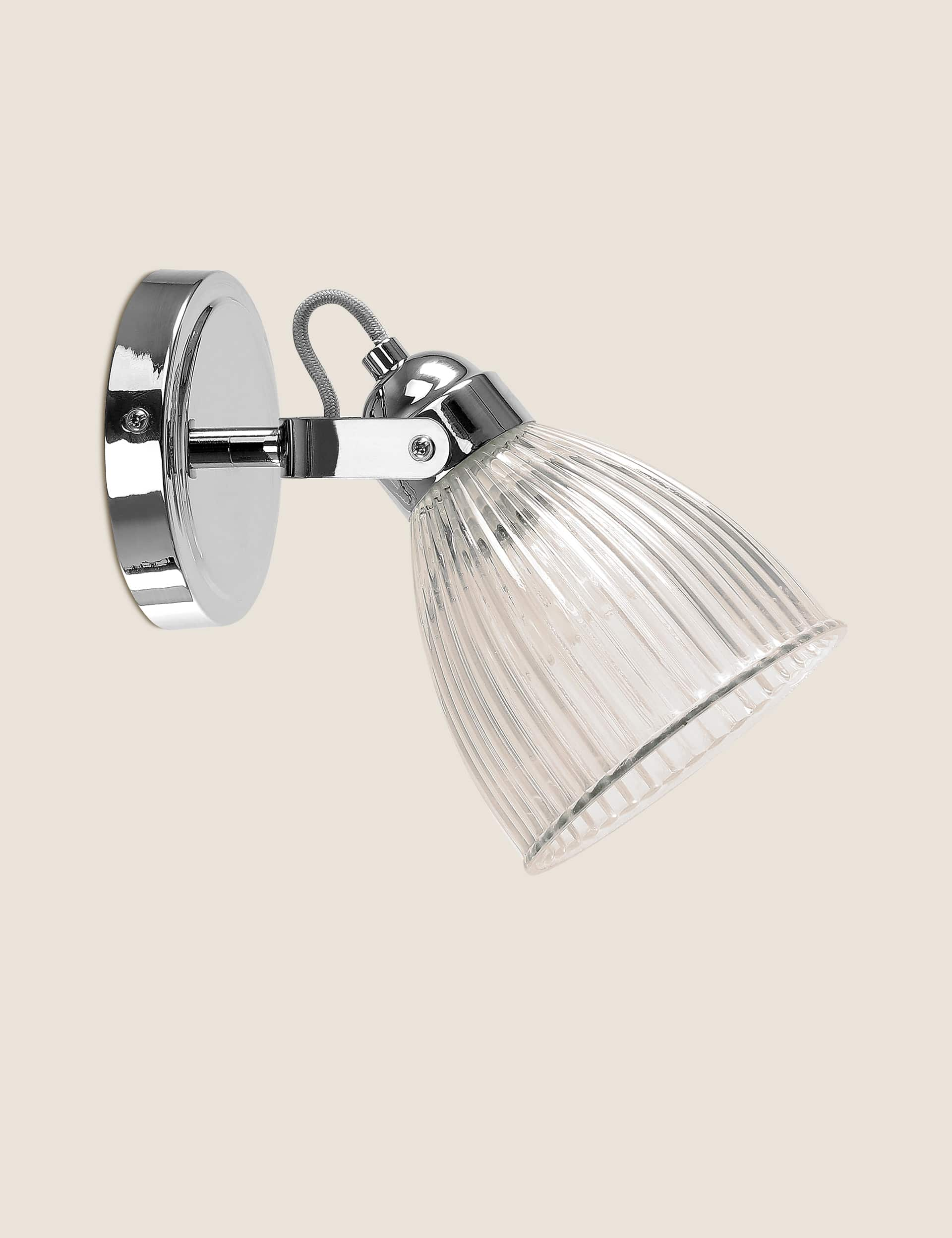 M&S Florence Wall Light - Silver, Antique Brass,Silver