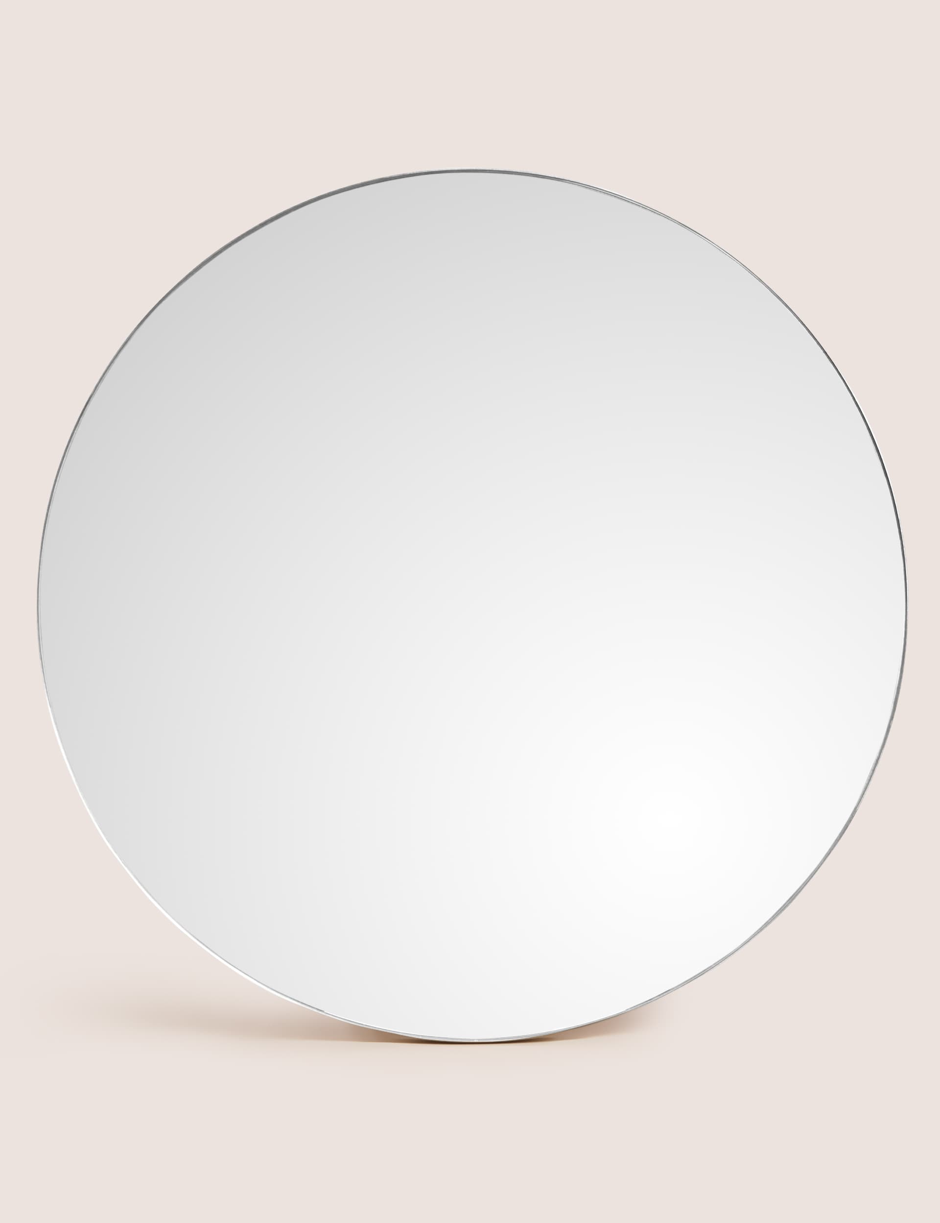 M&S Milan Large Round Mirror - Silver, Gold,Silver