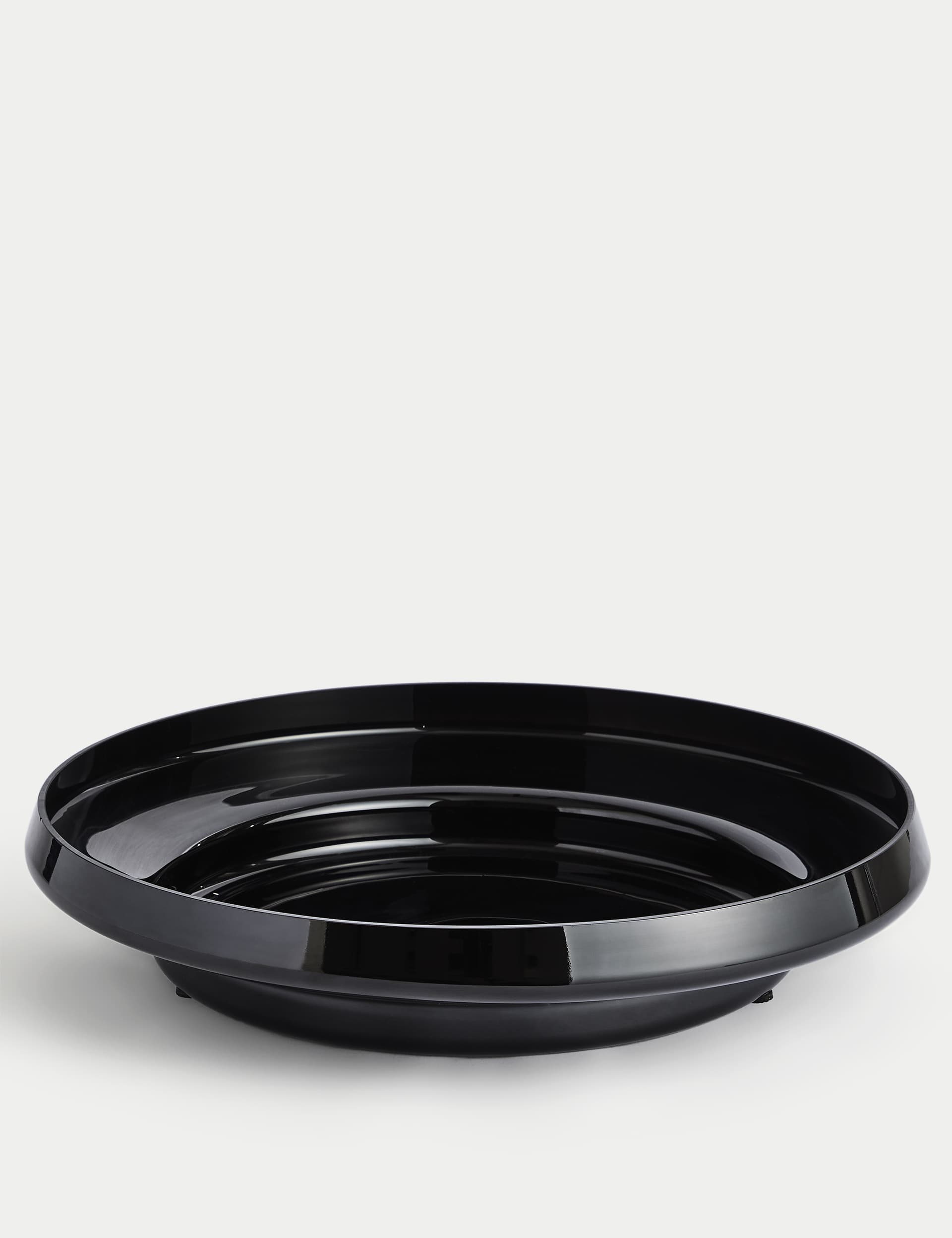 M&S X Kelly Hoppen Oversized Glass Bowl - Black, Black