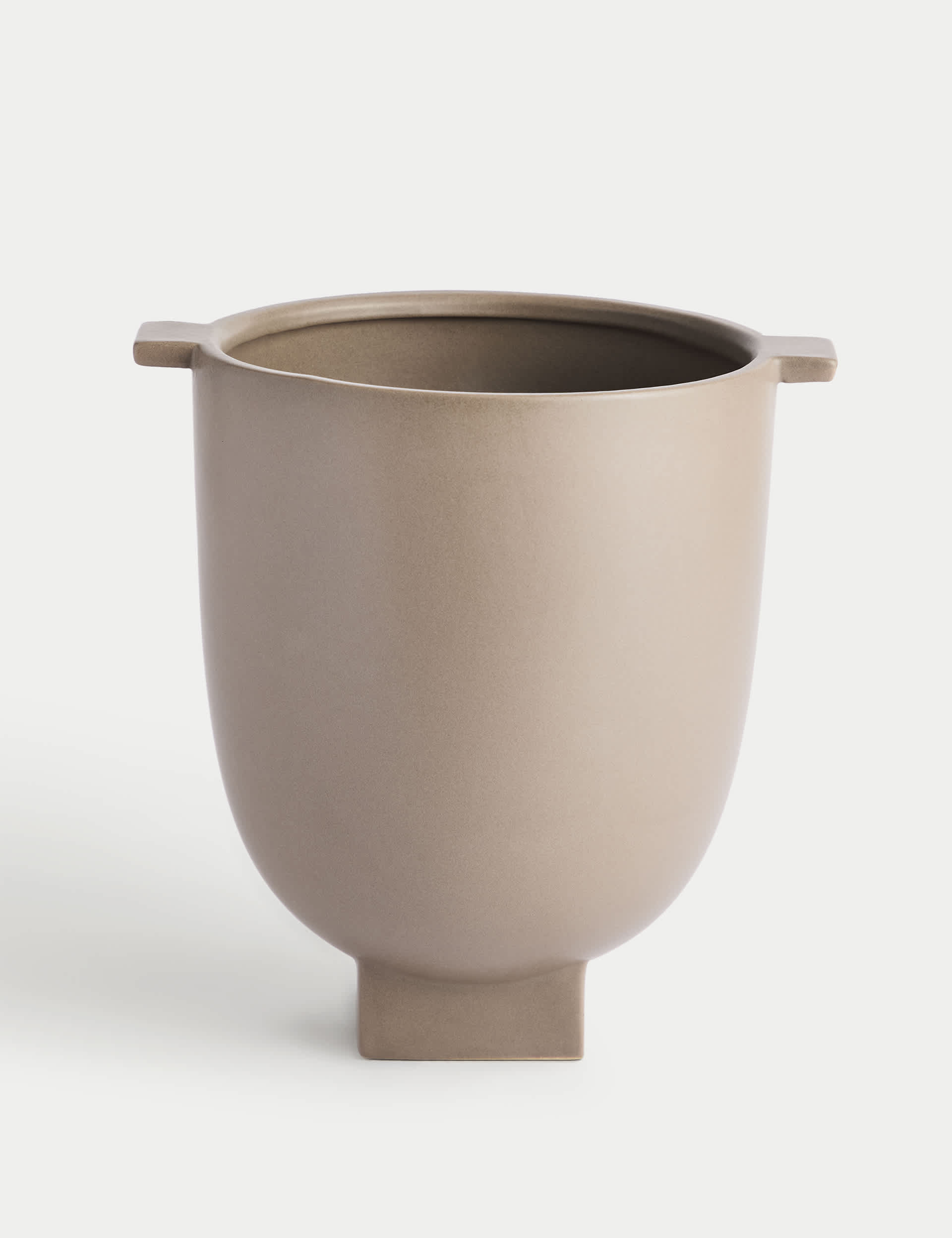 M&S X Kelly Hoppen Tall Bowl Vessel - Neutral, Neutral