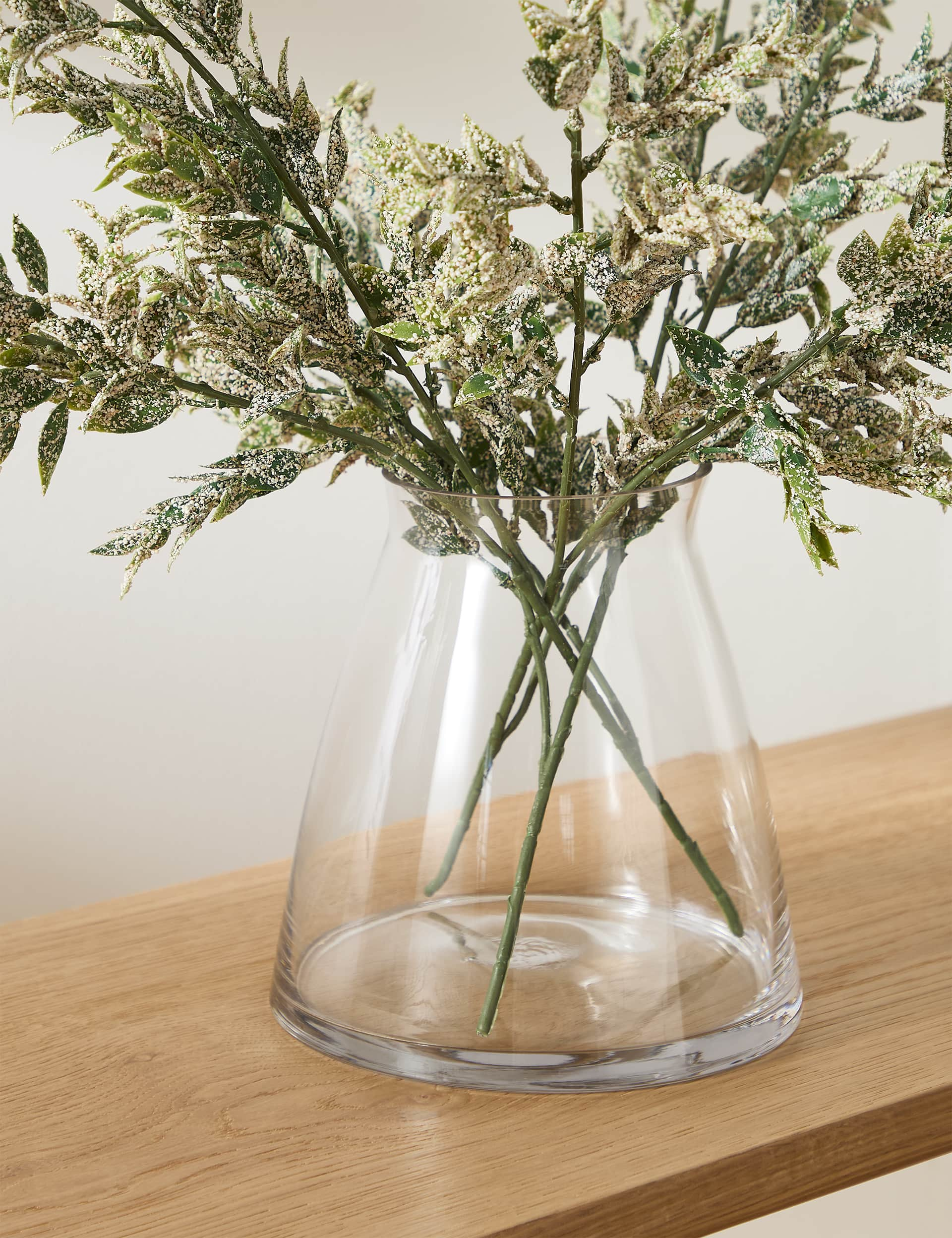 M&S Lantern Vase - Clear, Clear